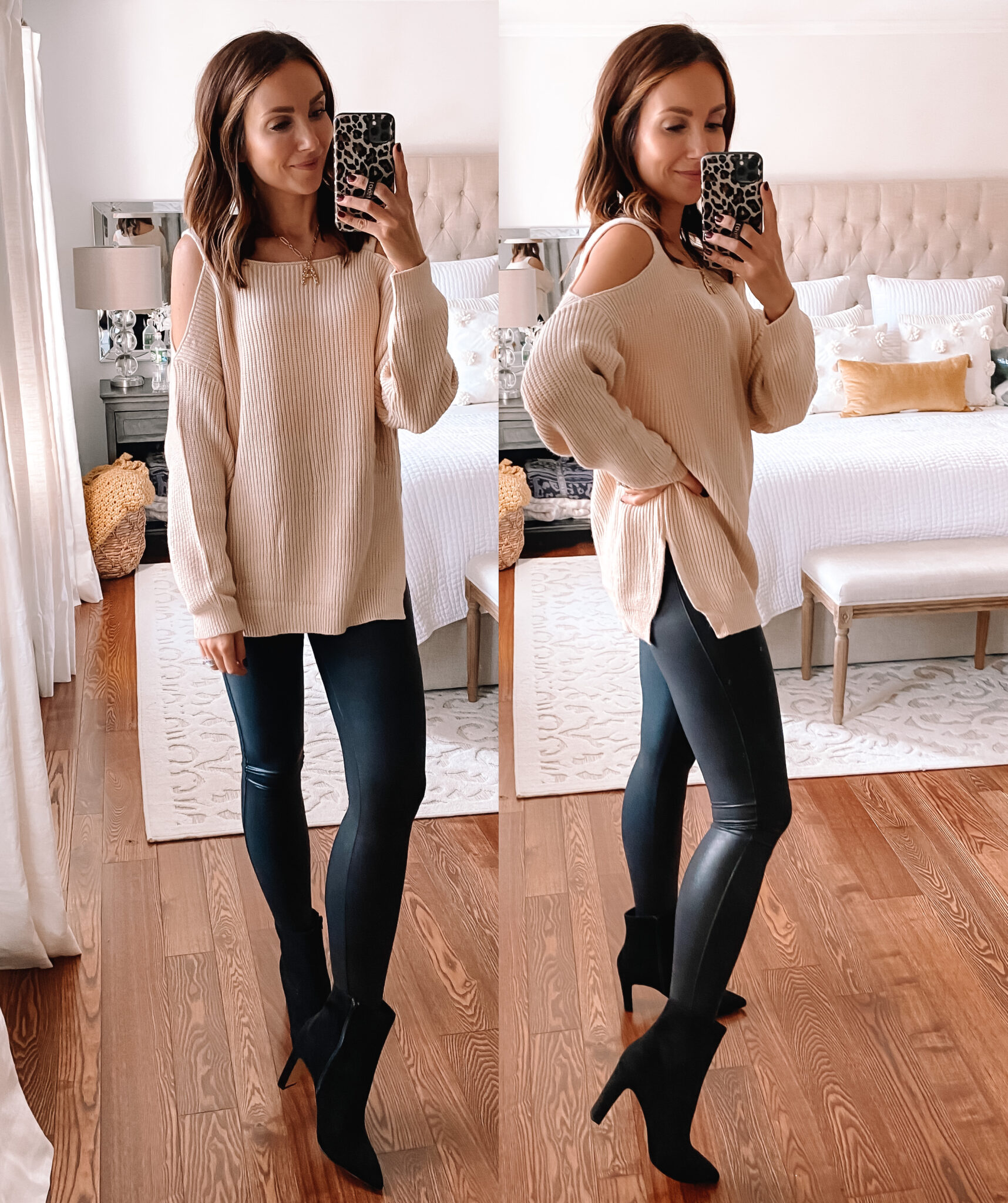amazon cold shoulder sweater