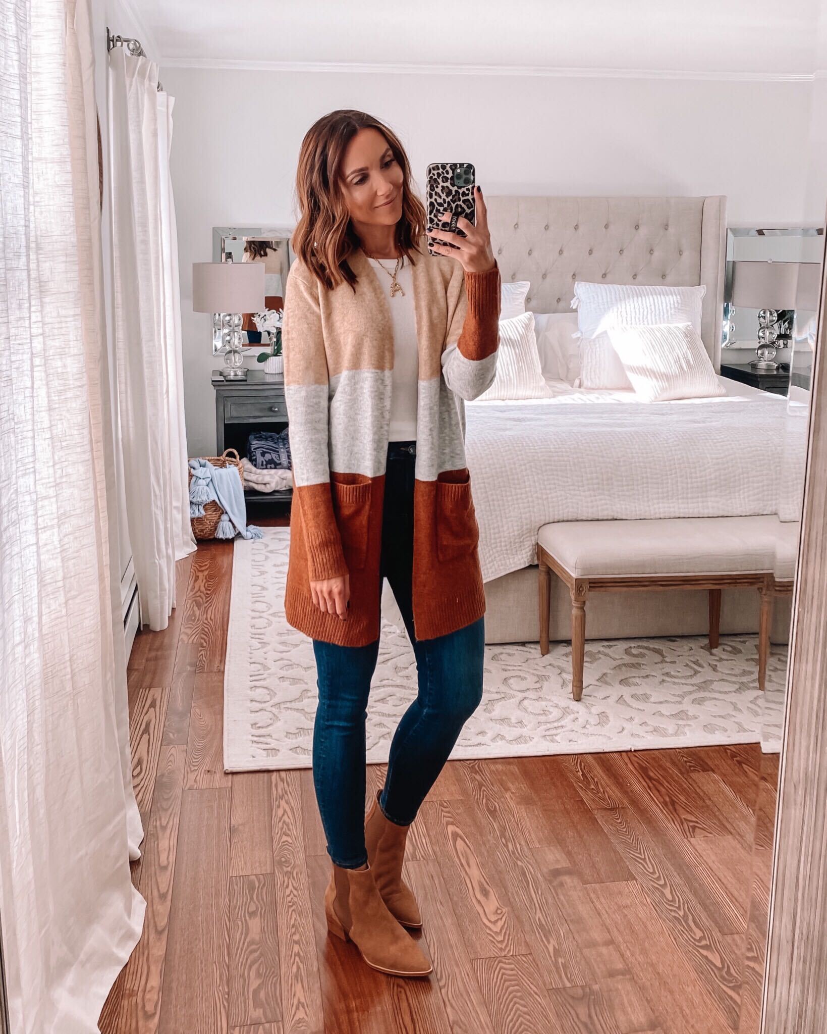 target color block cardigan, madewell dupe cardigan