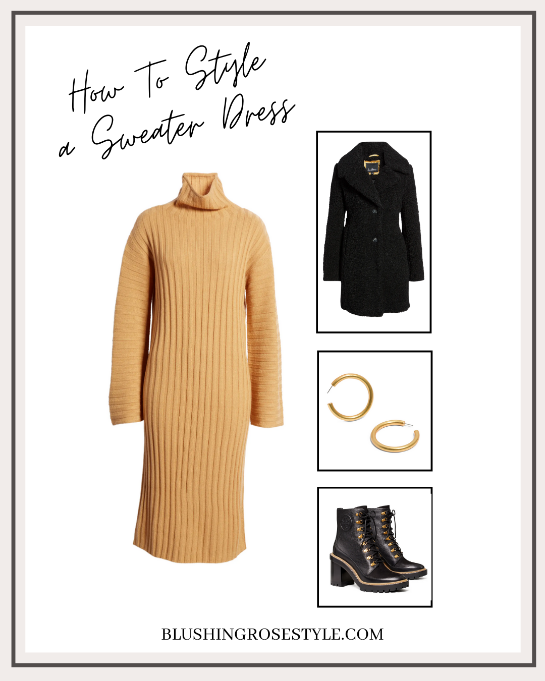 Outfit Idea with sweater dress