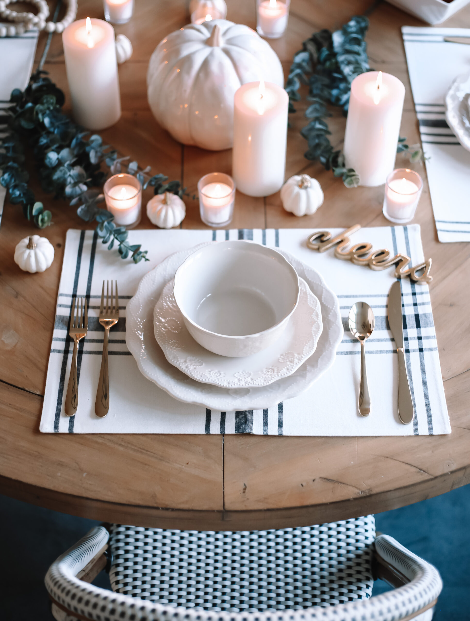 Yummy Sweet Potato Casserole and Thanksgiving Tablescape - Blushing ...