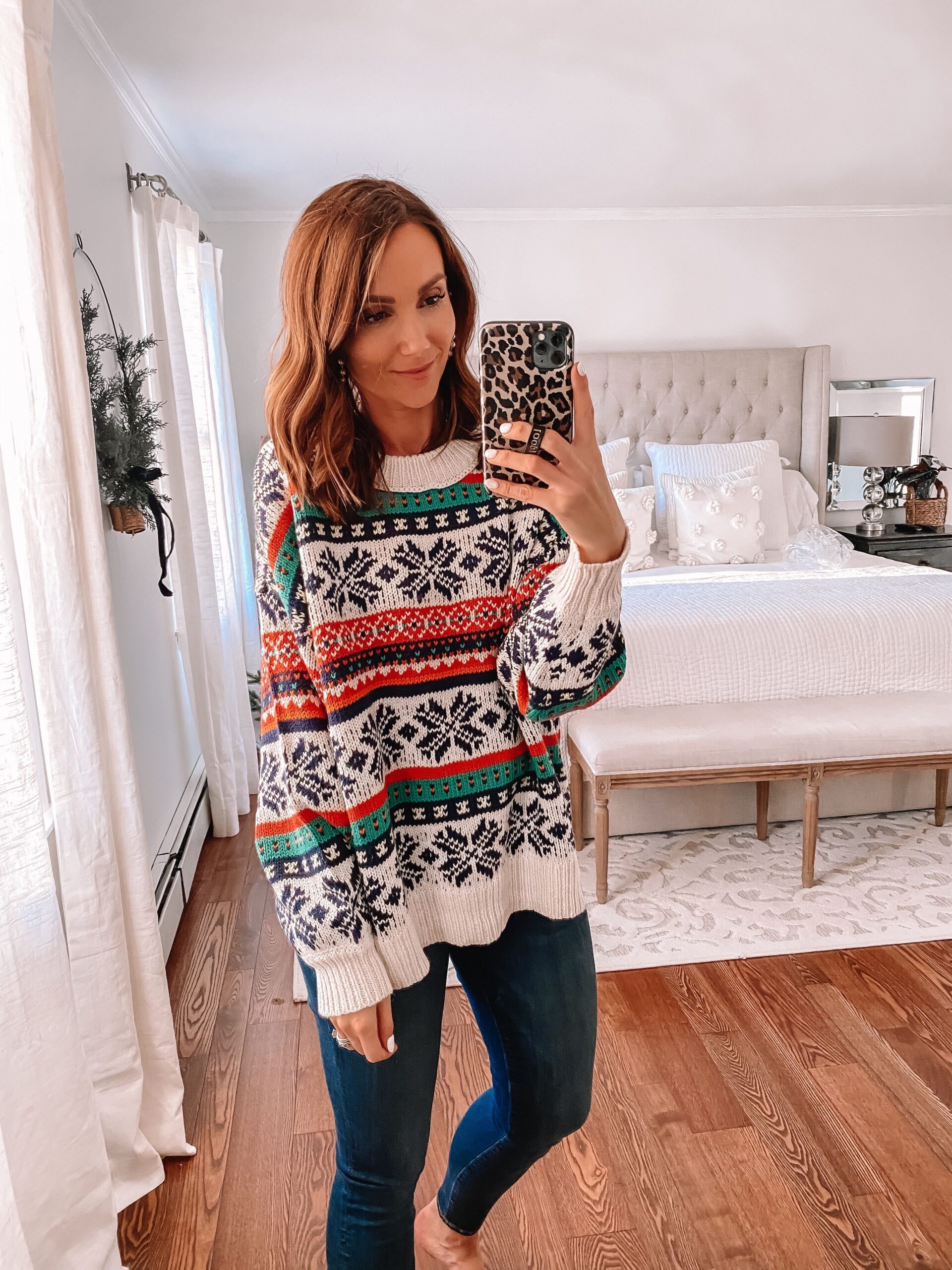 aerie fair isle sweater