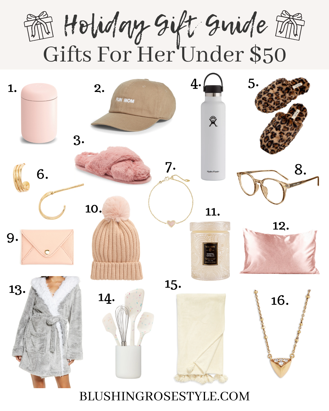 Gifts For Her Under 50 Blushing Rose Style Blog