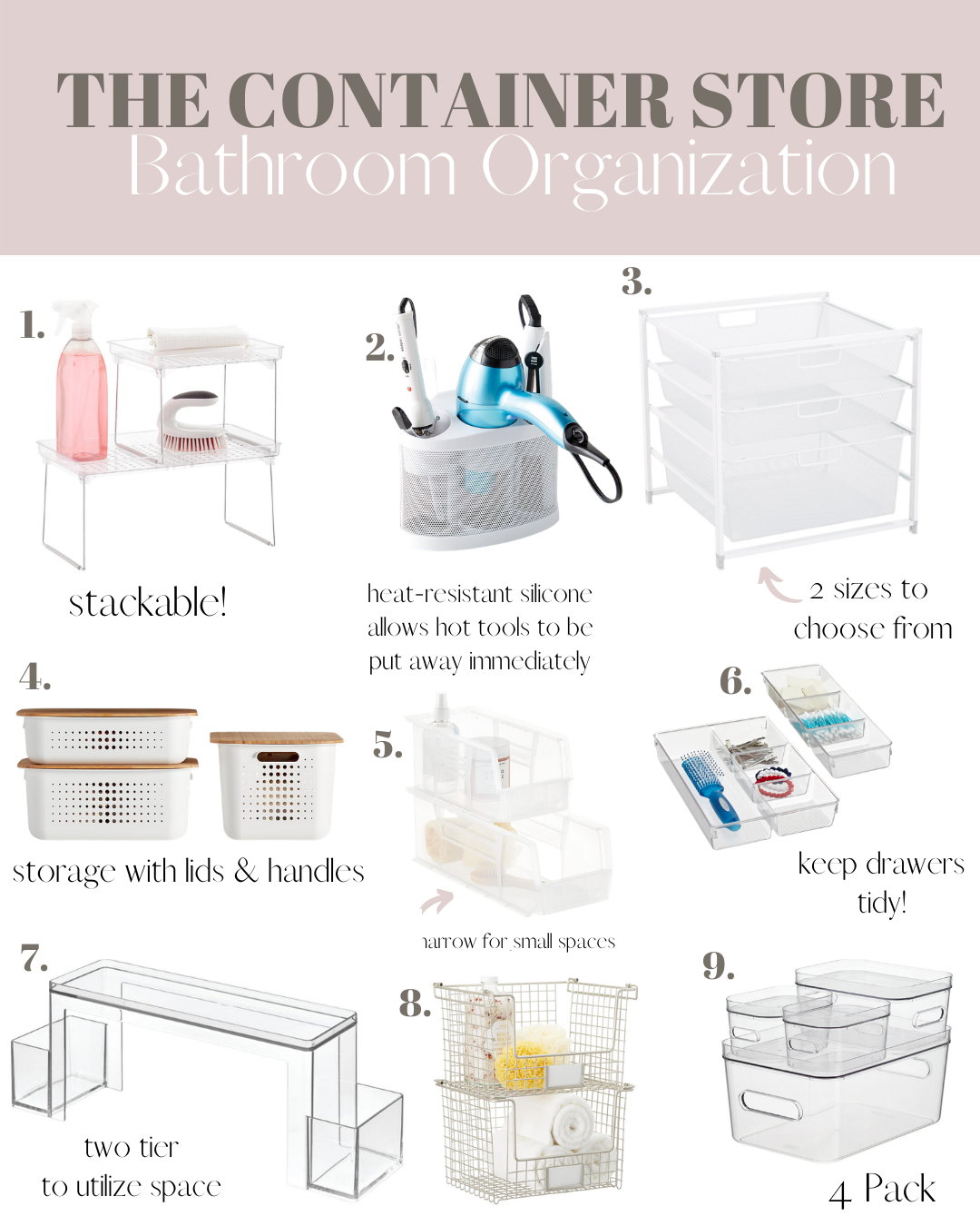 5 Acrylic Organizers You Need to Help You Declutter - Blushing Rose Style  Blog