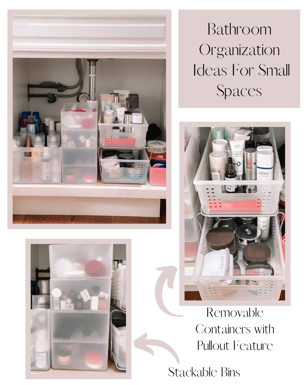 Bathroom Organization Ideas