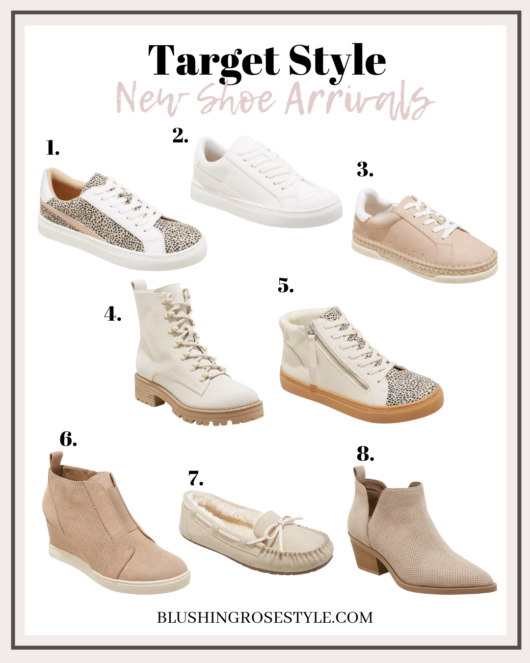 target shoe arrivals - Blushing Rose Style Blog