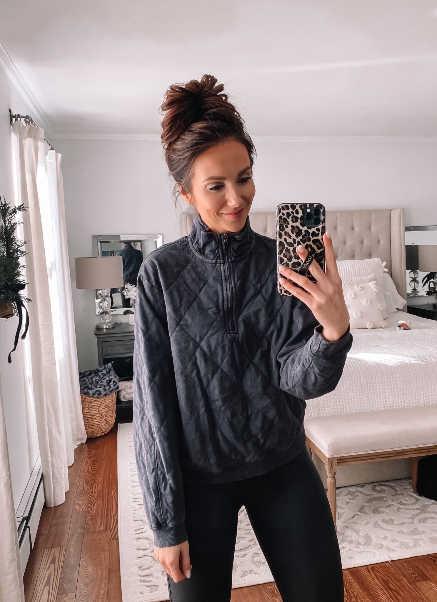 target quilted pullover