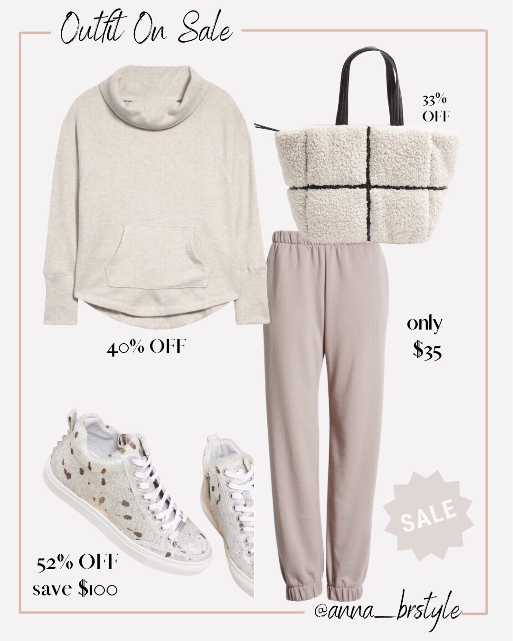 cozy athleisure outfit