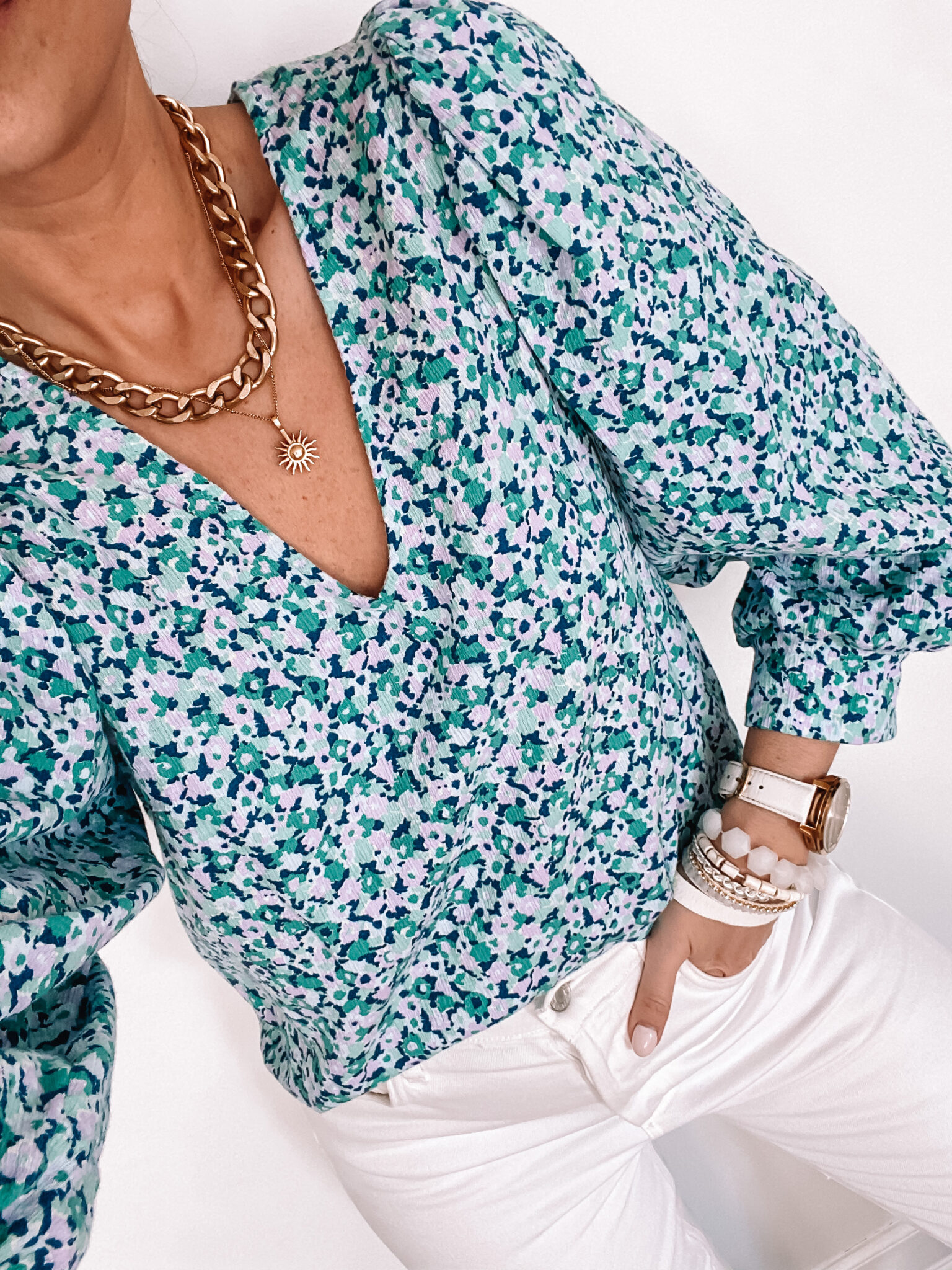 target floral blouse