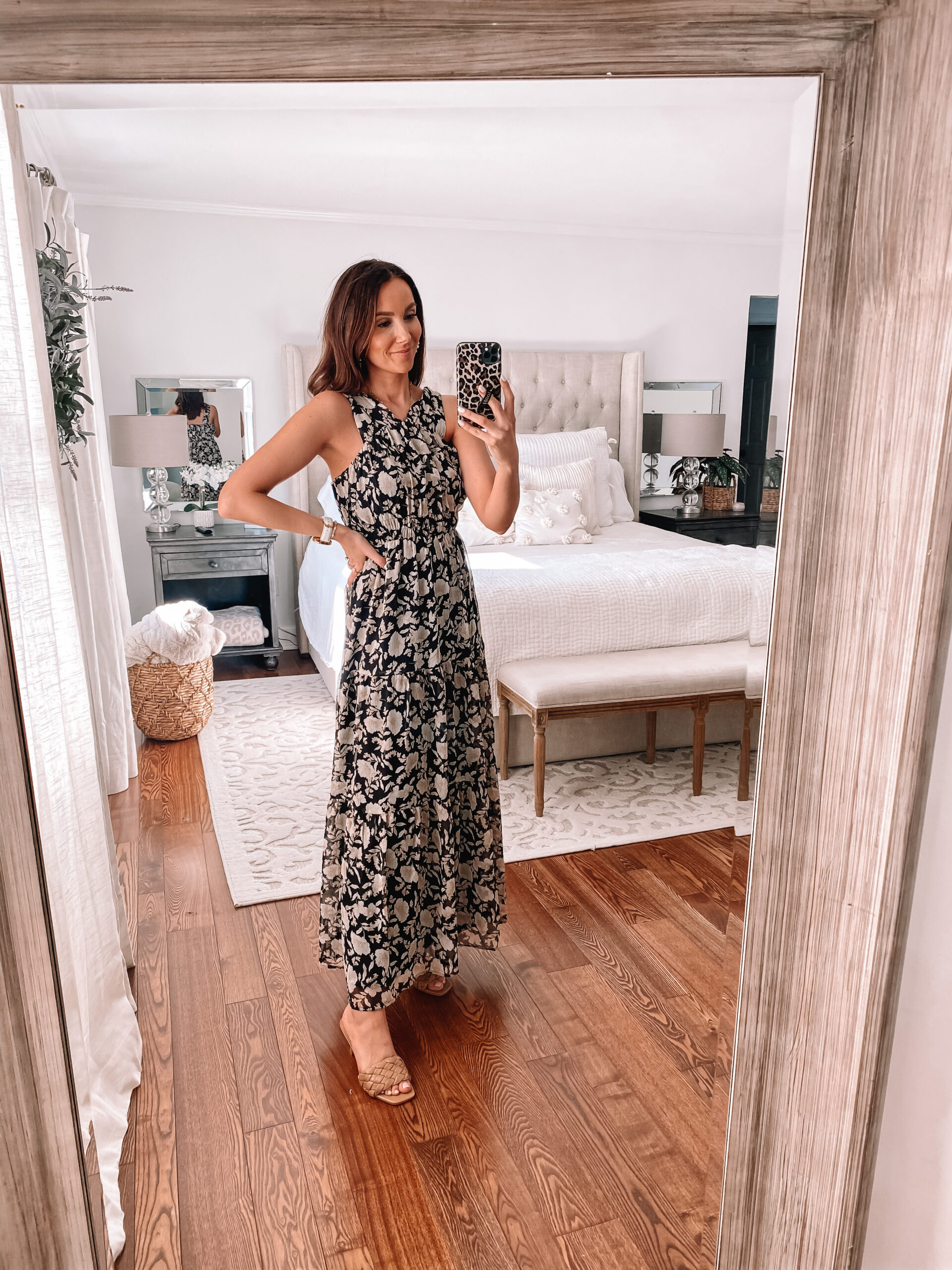 floral maxi dress