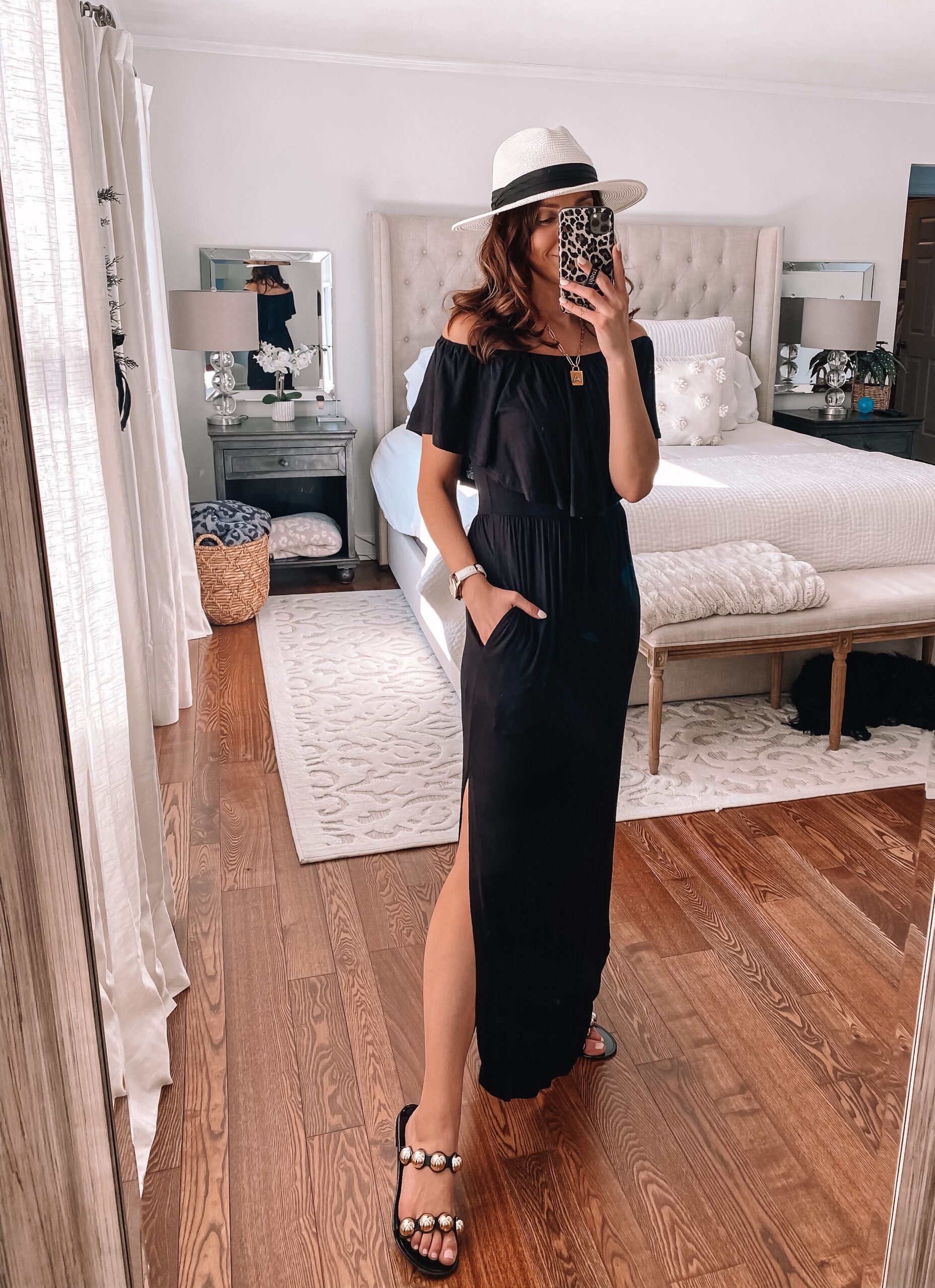 amazon black maxi dress, amazon fashion