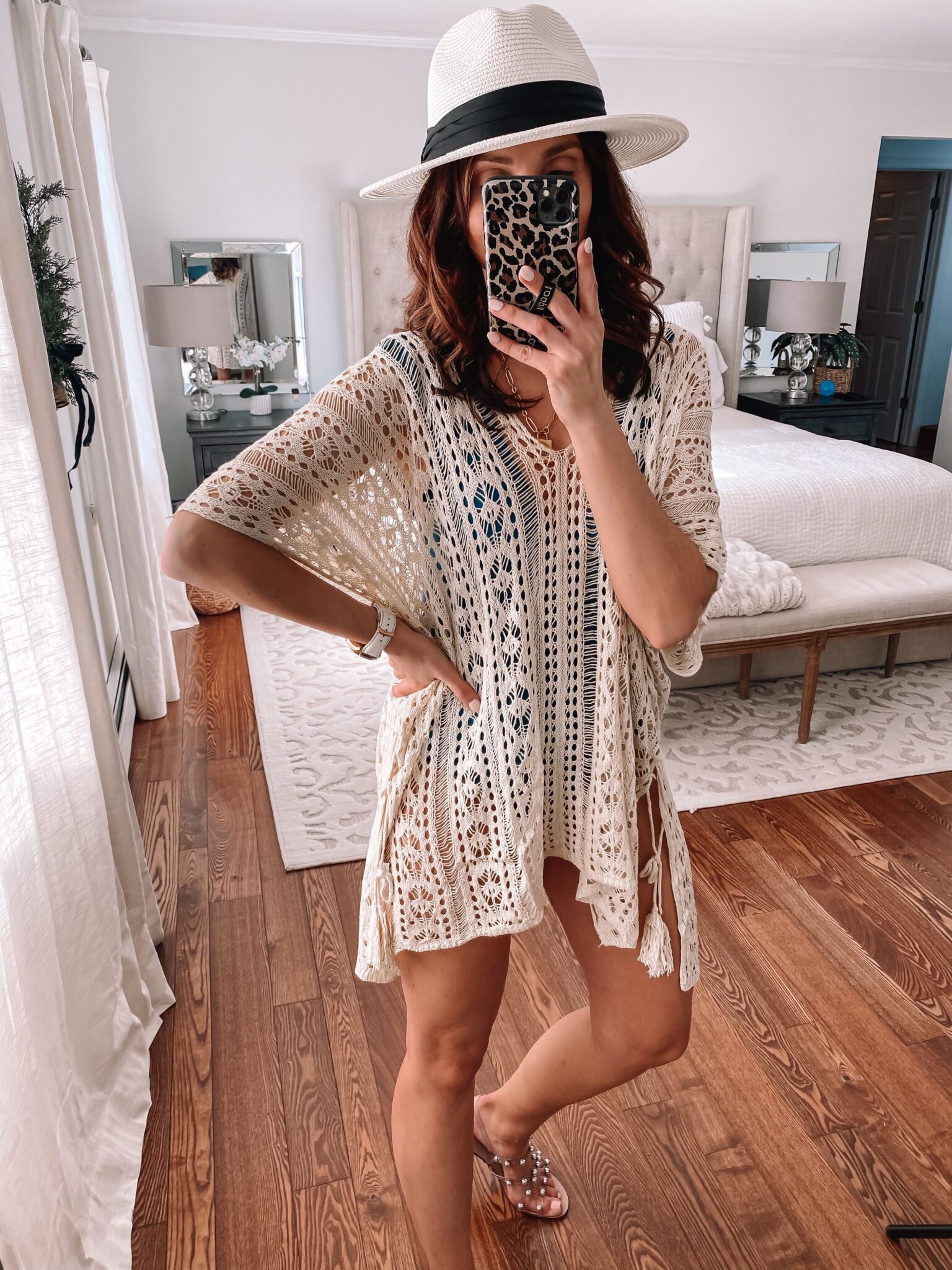 amazon crochet swim cover up
