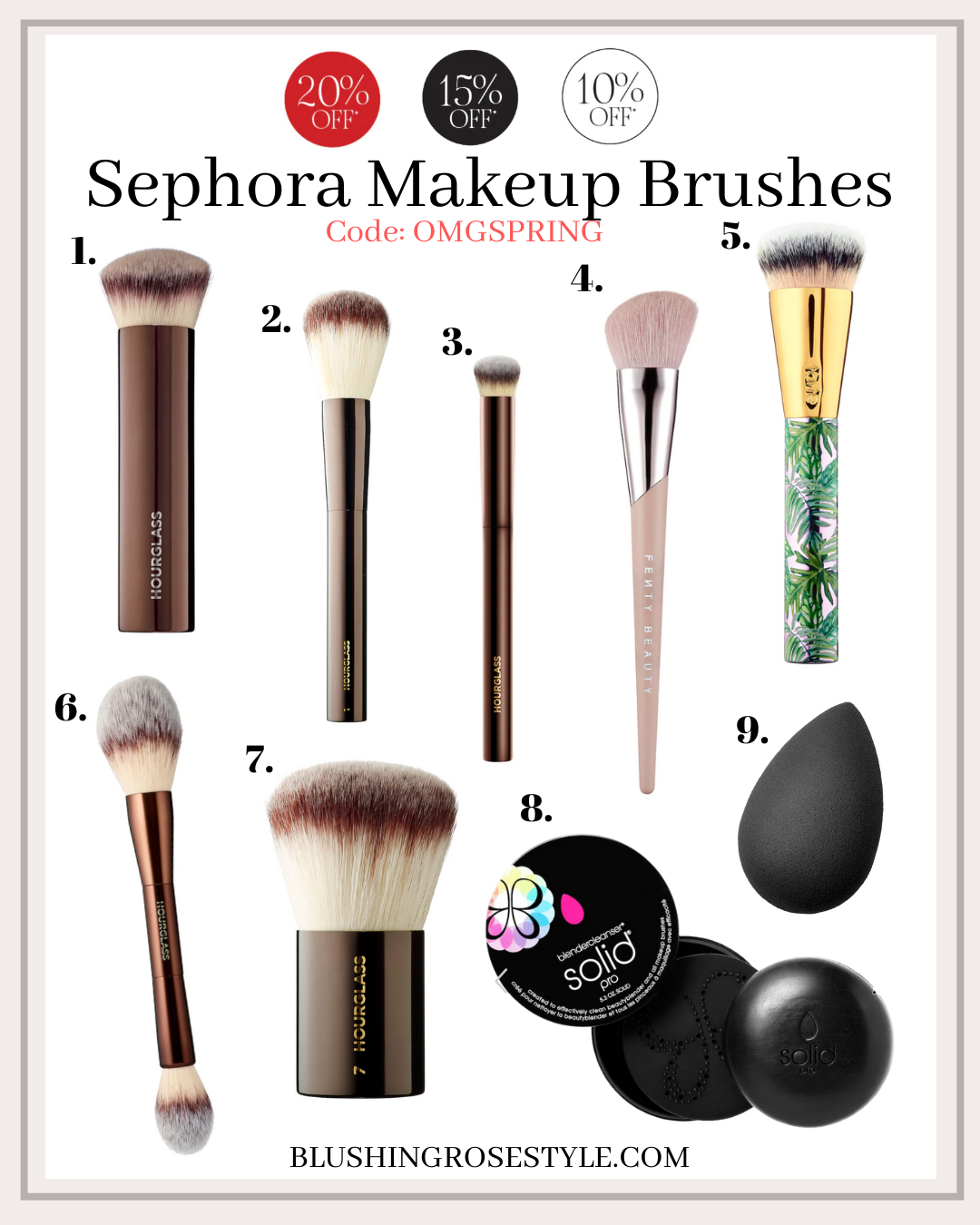 sephora makeup brushes
