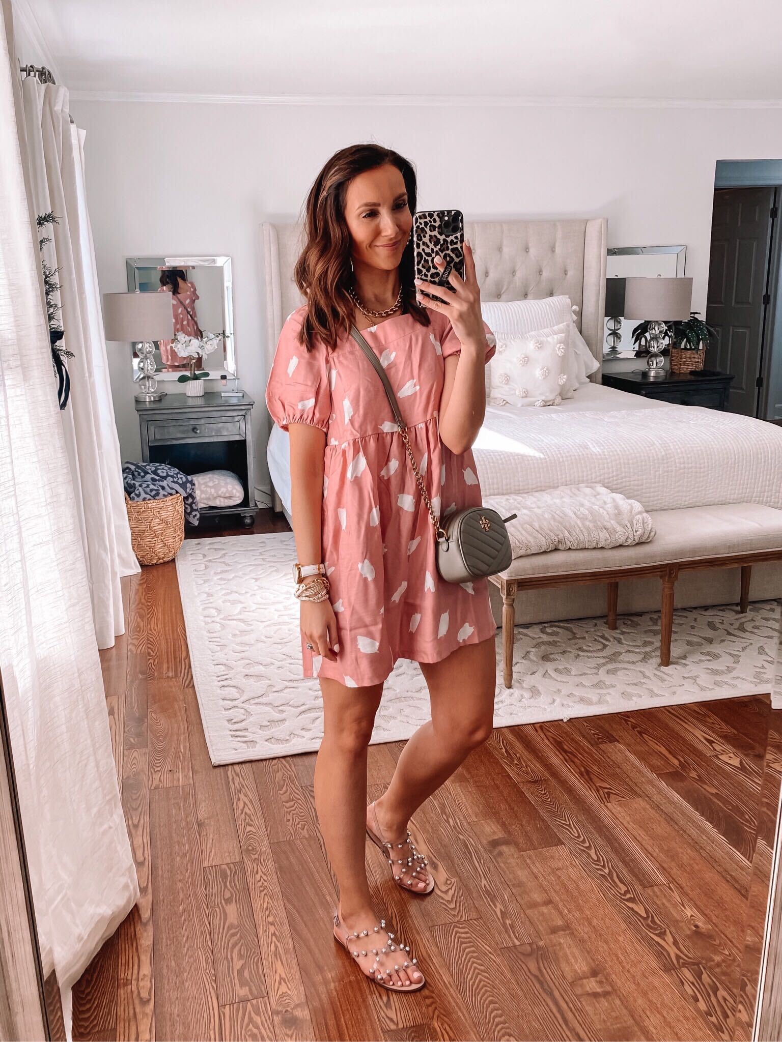 loft brushstroke dress