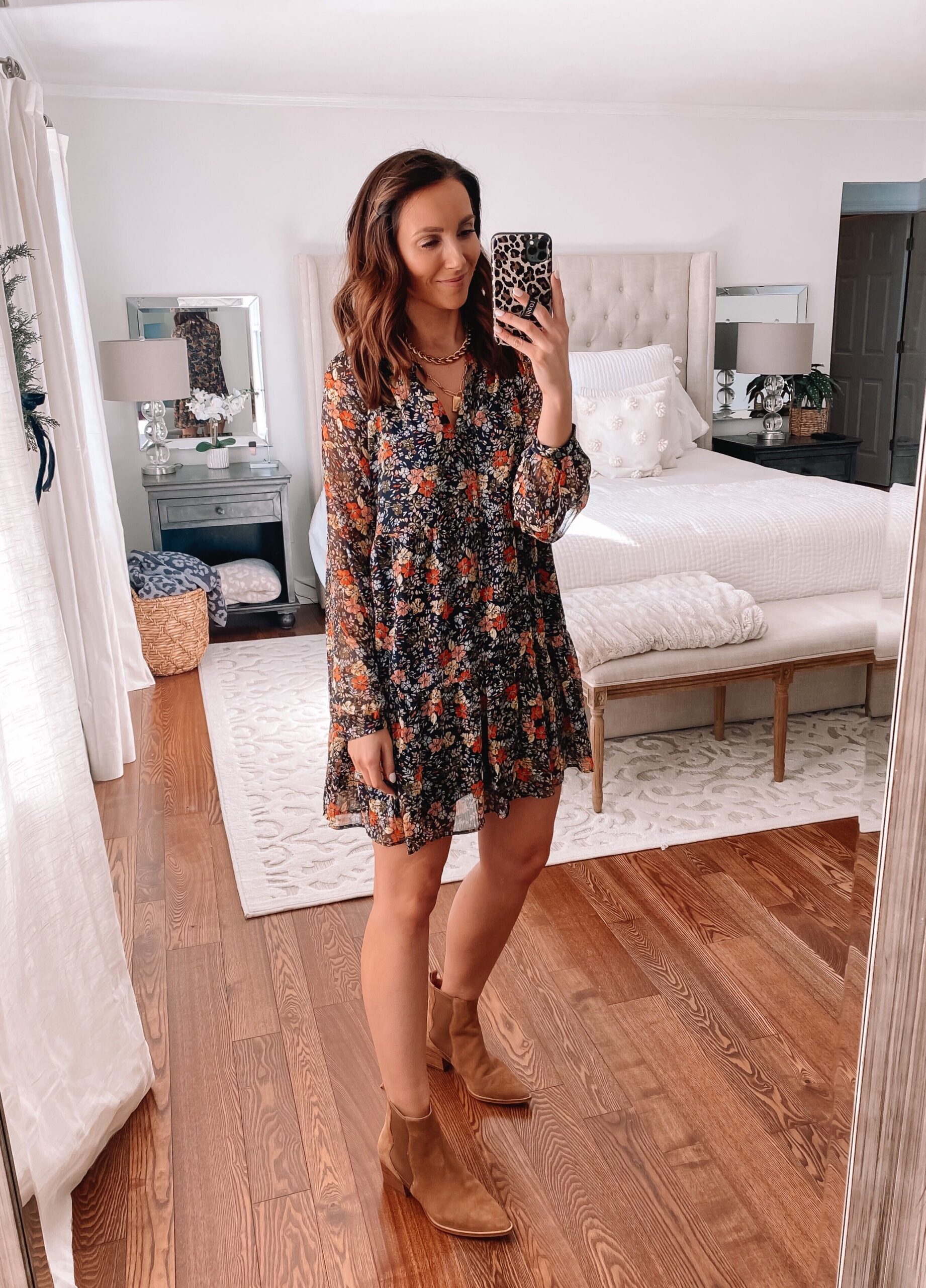 loft spring floral dress