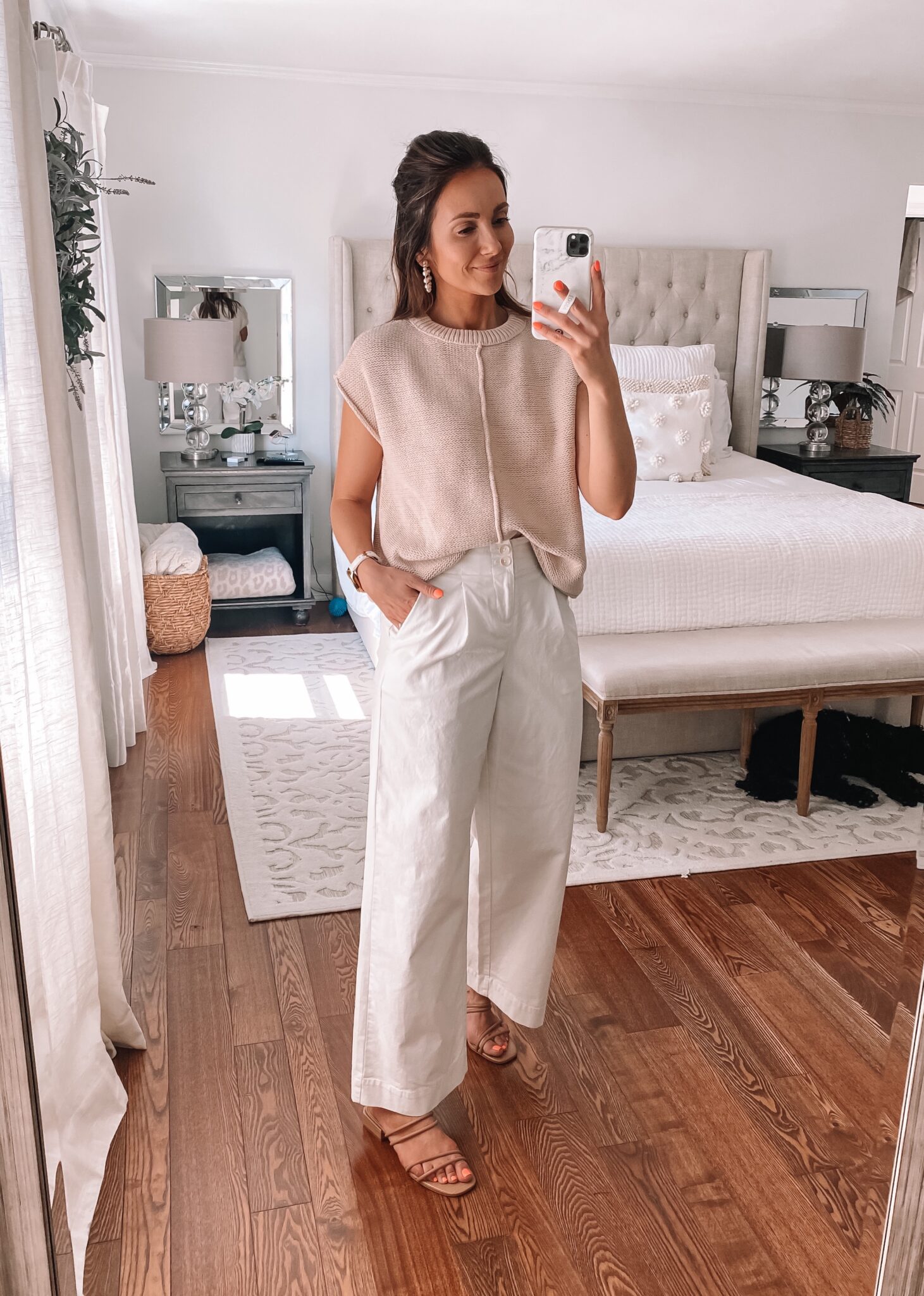 target style, target wide leg pants, target spring outfit