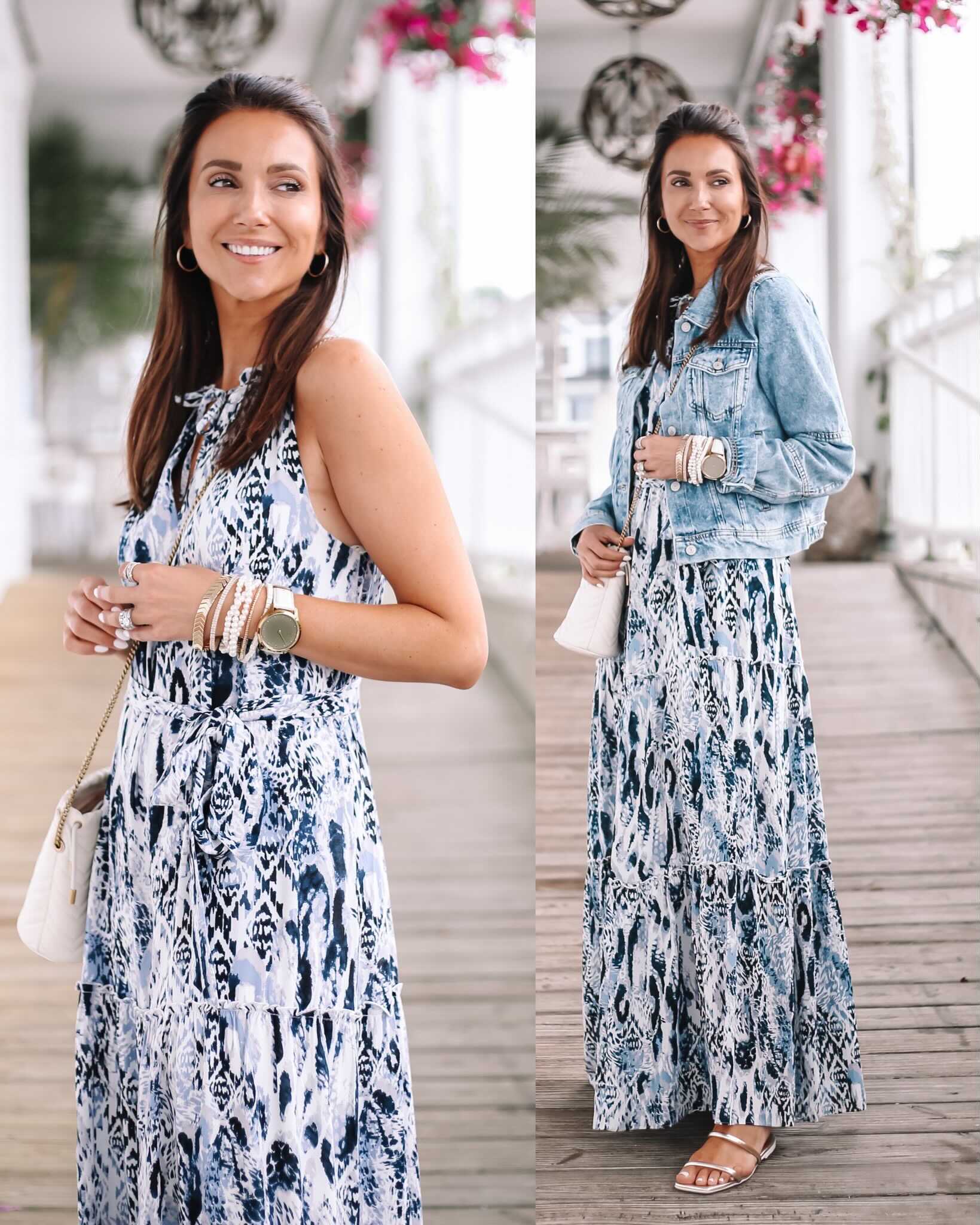 evereve floral maxi dress