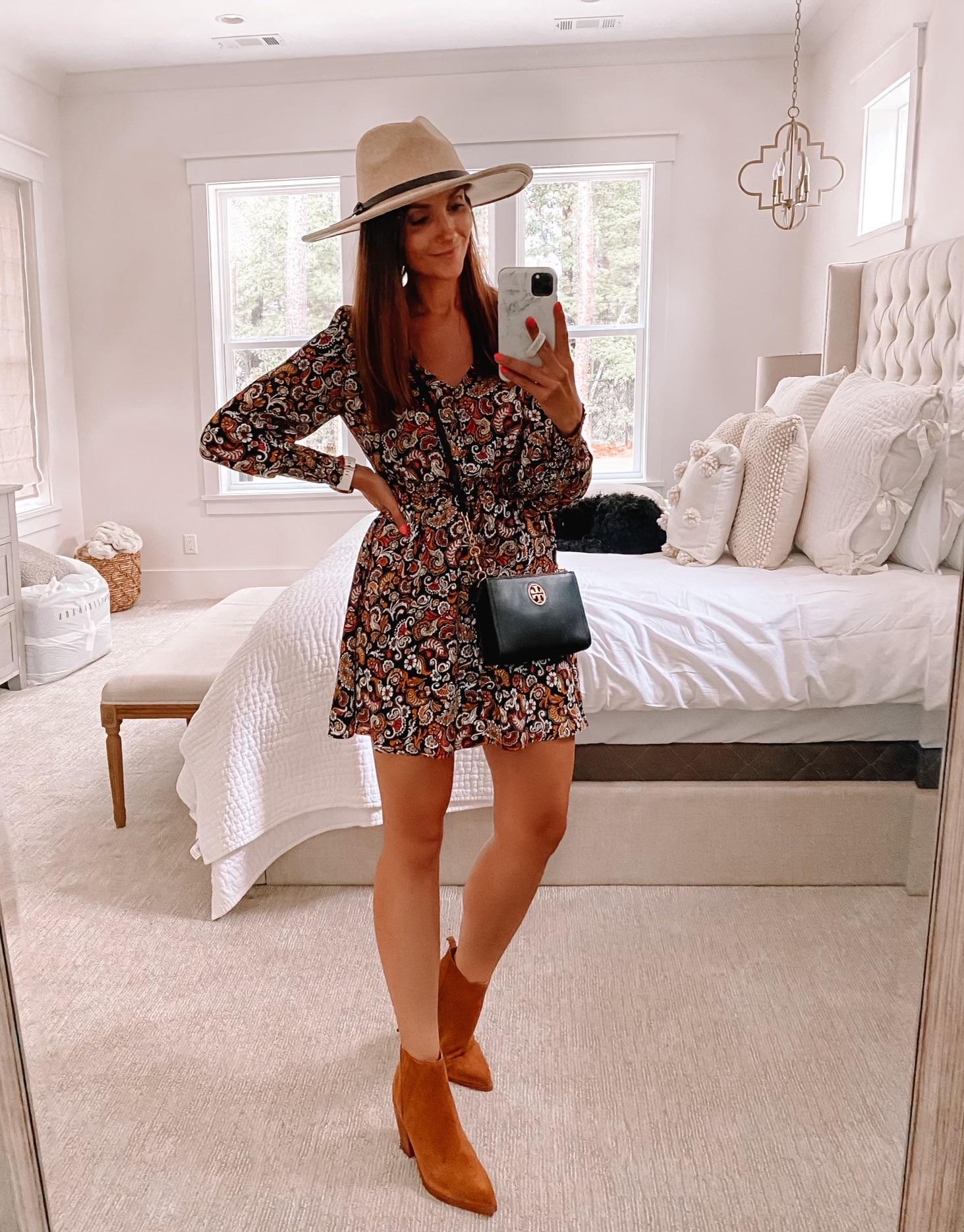 fall outfit, nsale dress