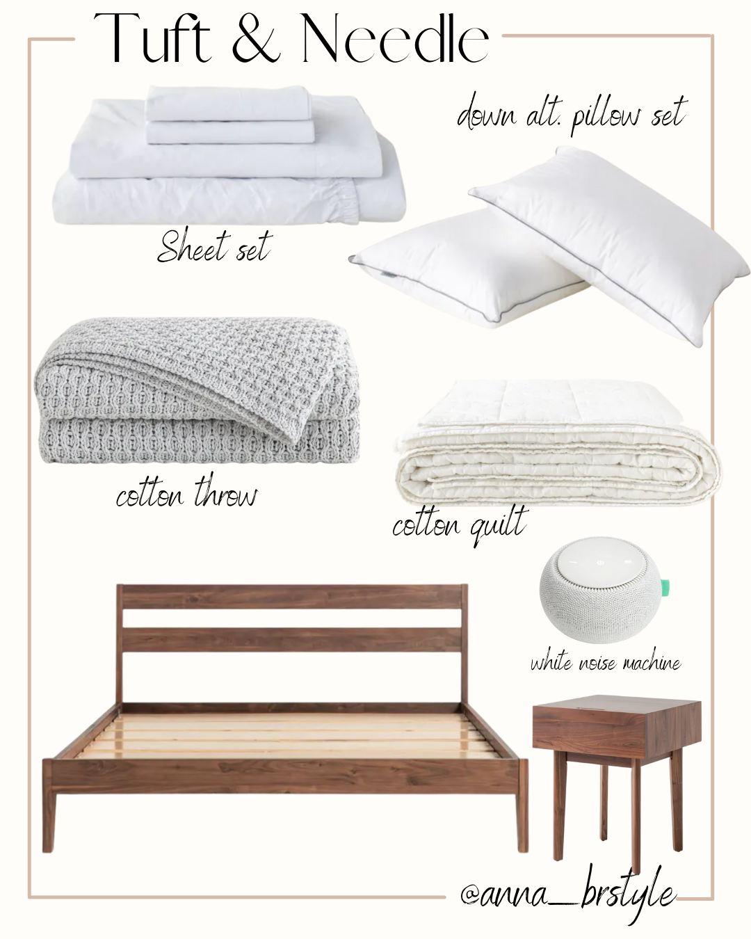 tuft and needle bedroom essentials