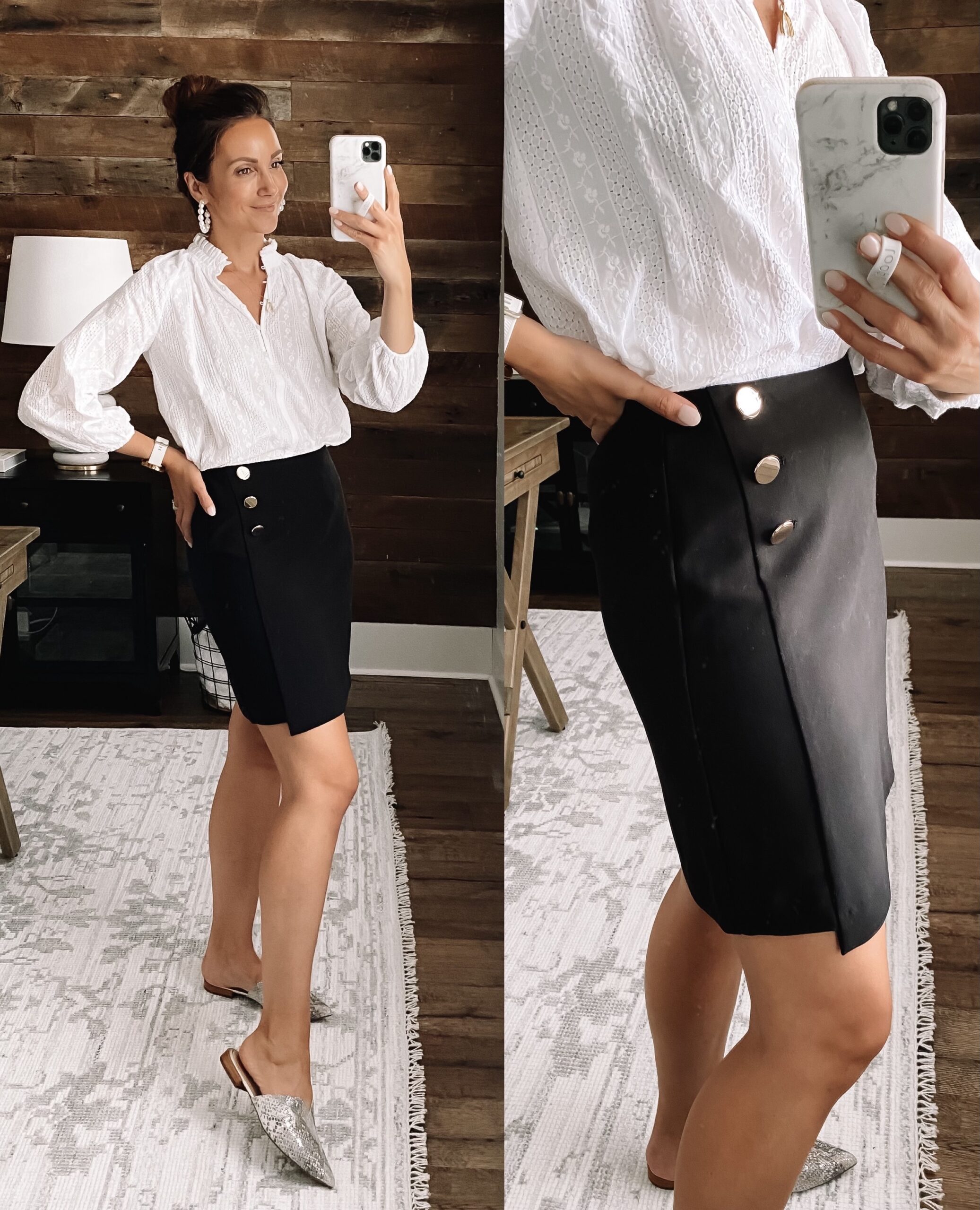 loft workwear outfit, loft teacher outfit, loft skirt