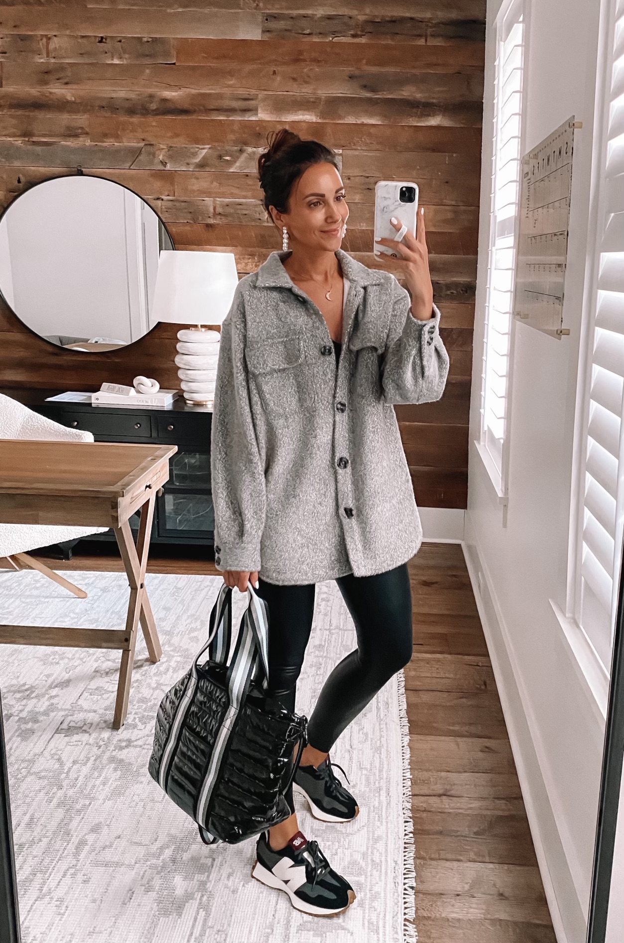 evereve shacket, fall style, fall outfit idea