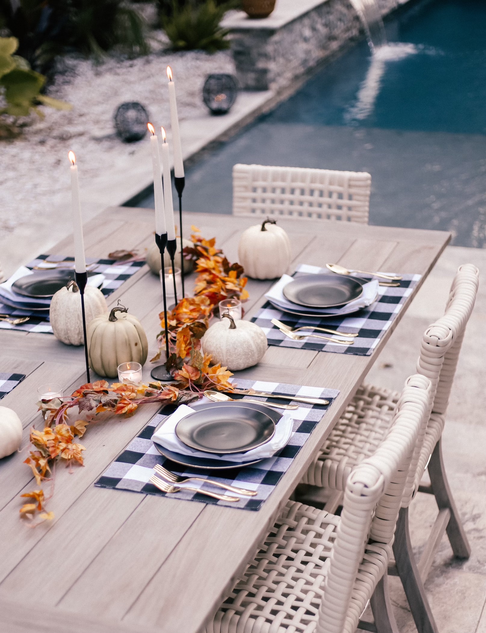 walmart fall tablescape, walmart home decor