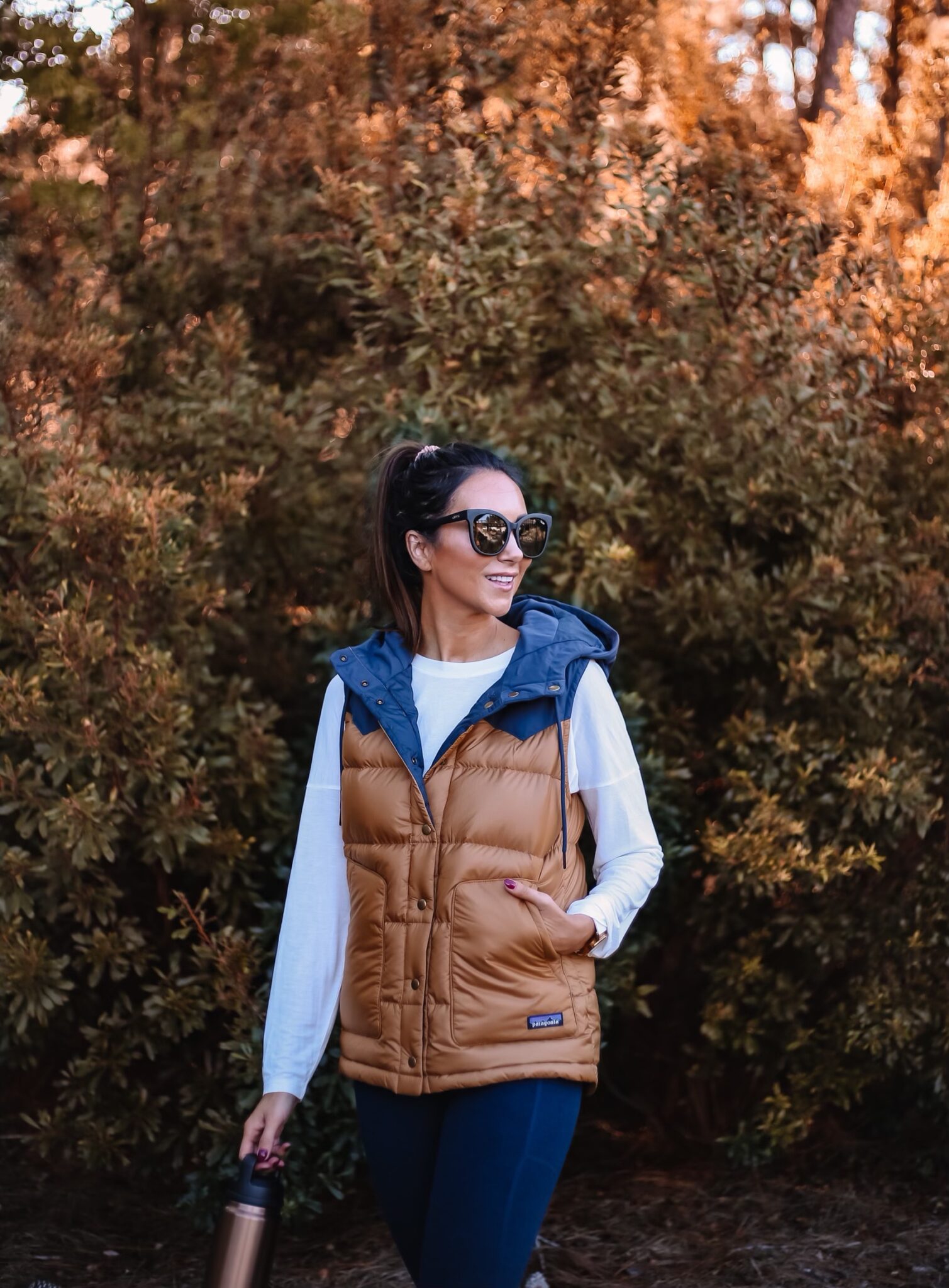 Patagonia vest, fall outfit