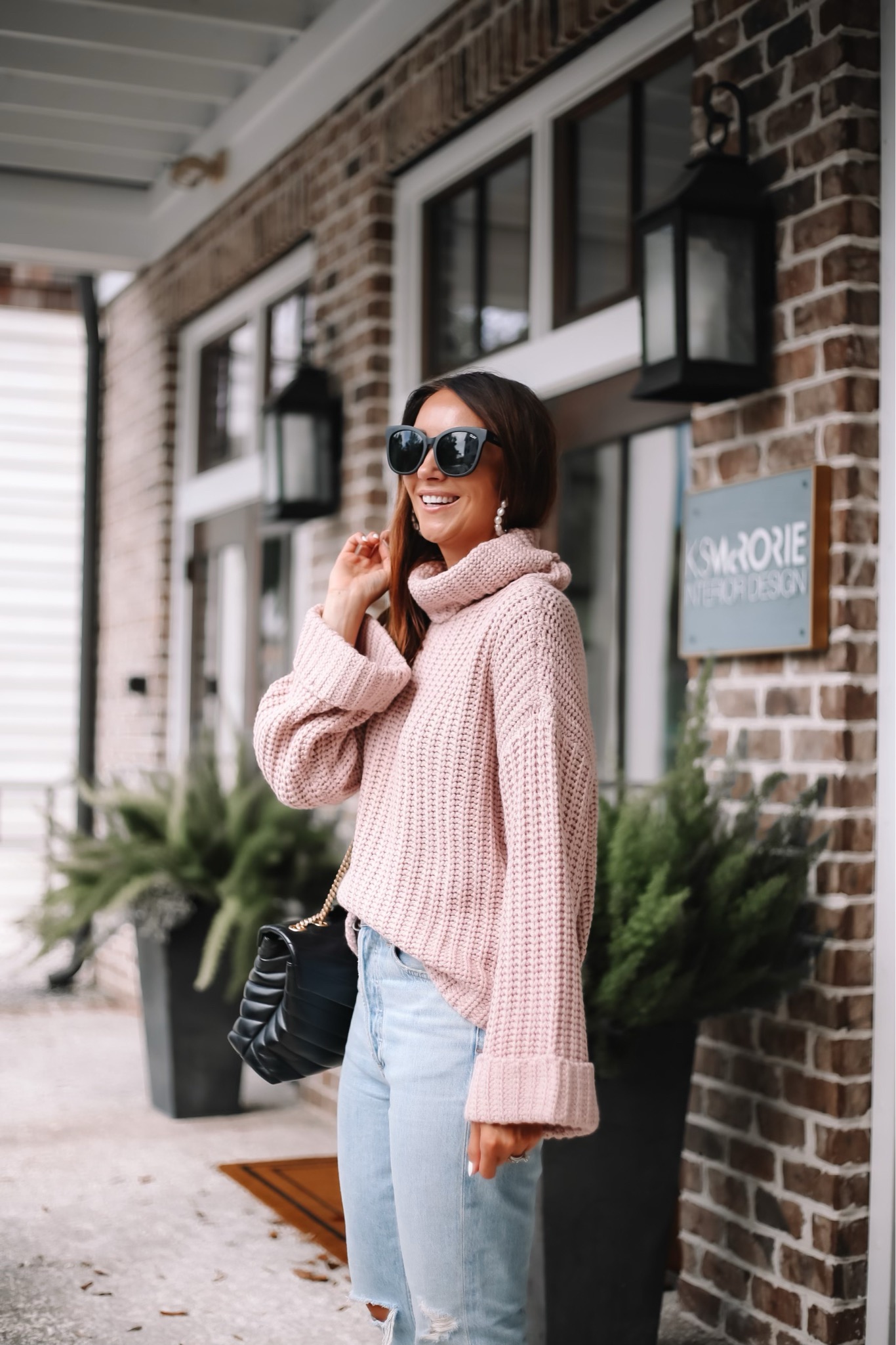 evereve sweater, fall style, fall outfit