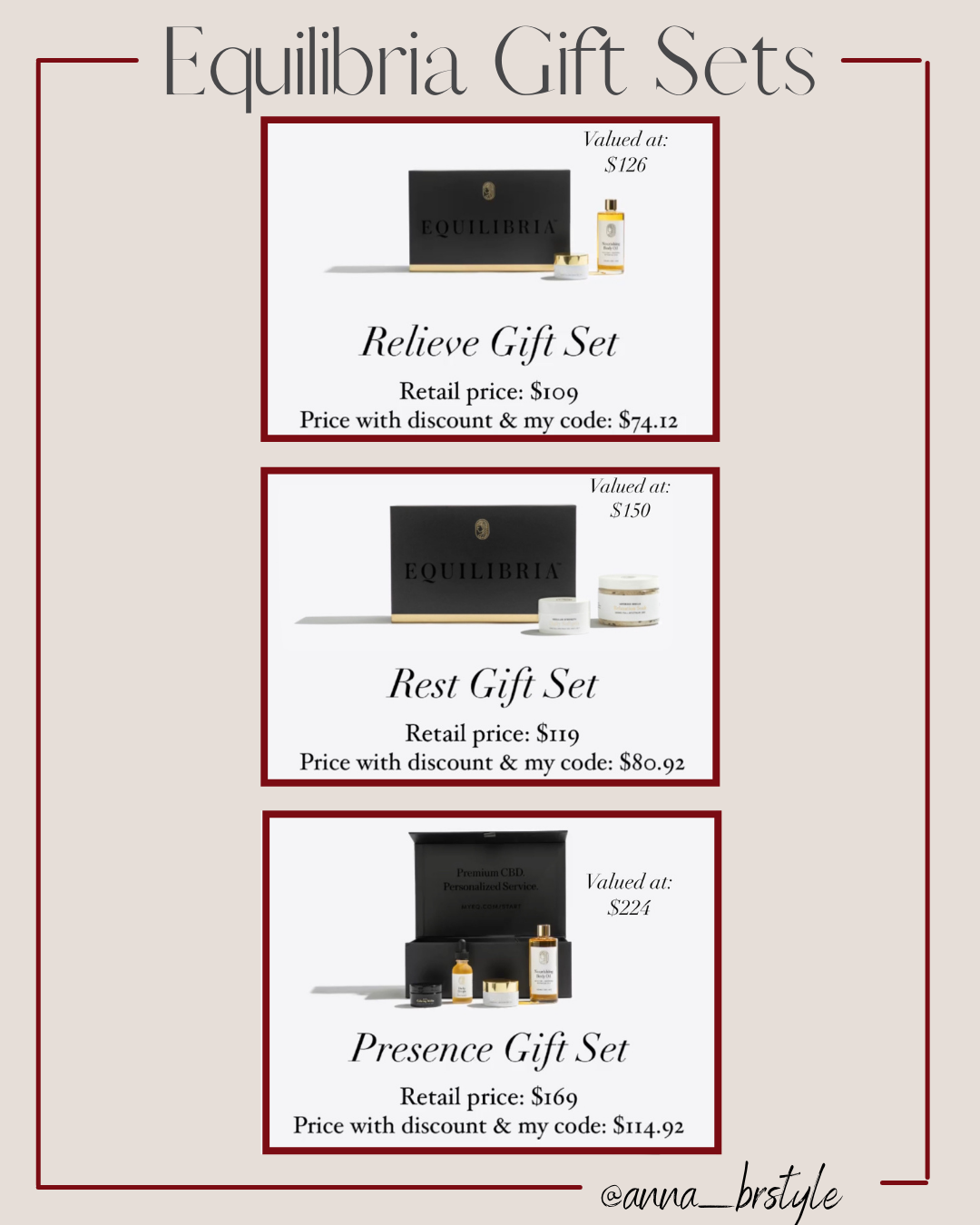 equilibria gift sets