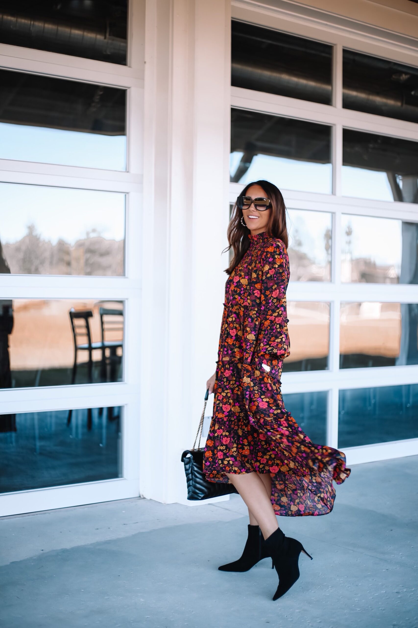 walmart floral dress, thanksgiving day dress