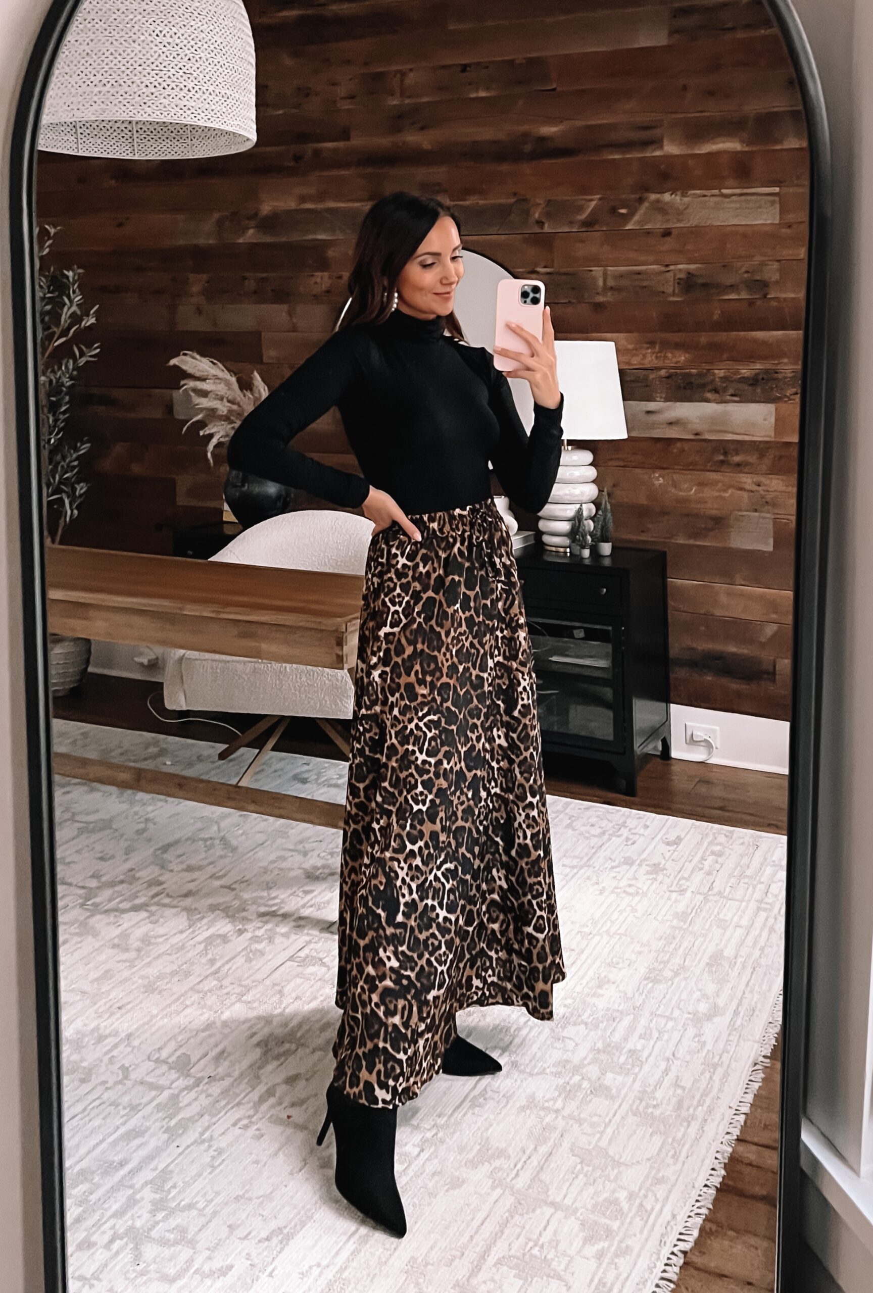 amazon leopard skirt and bodysuit