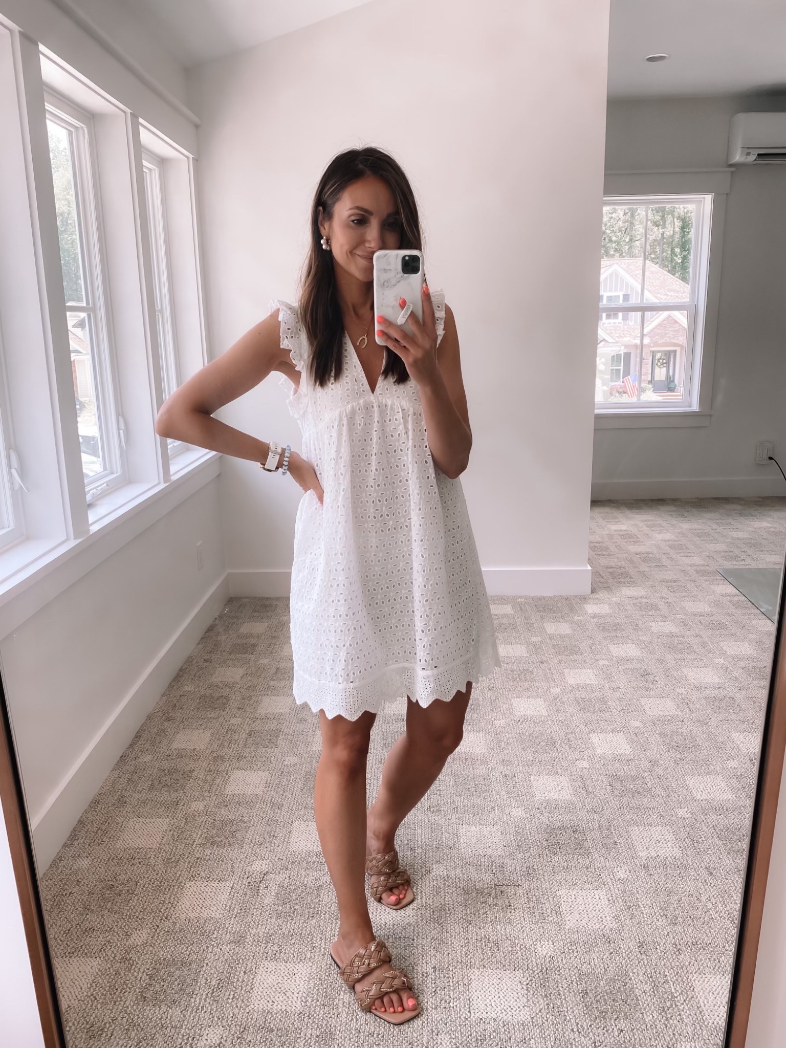 AMAZON WHITE DRESS