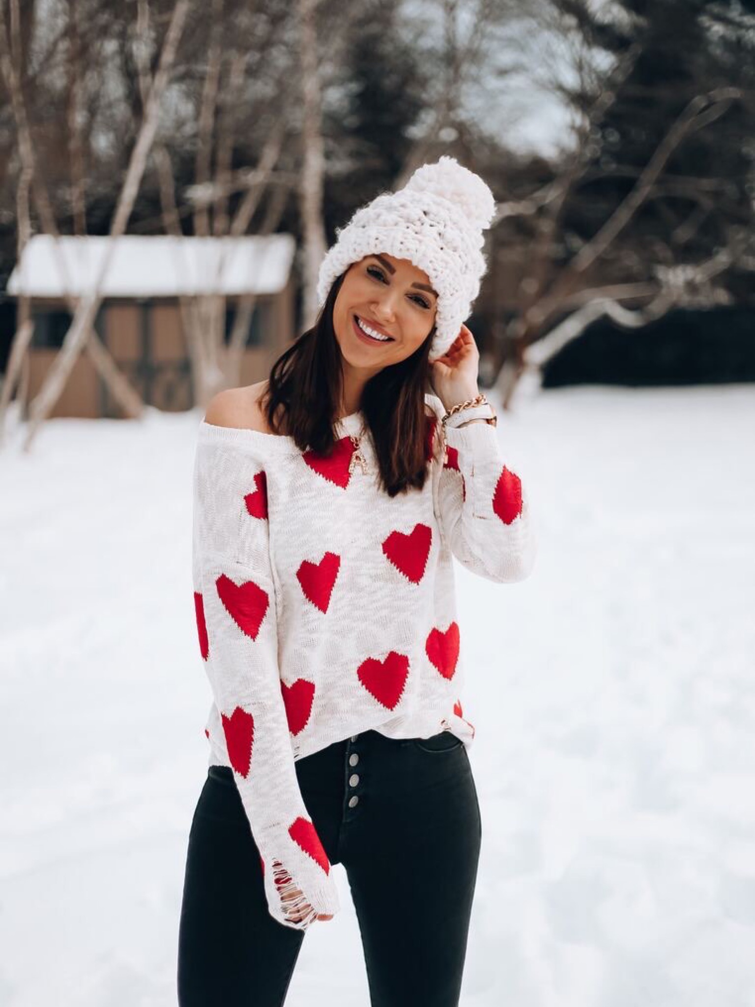 amazon heart sweater