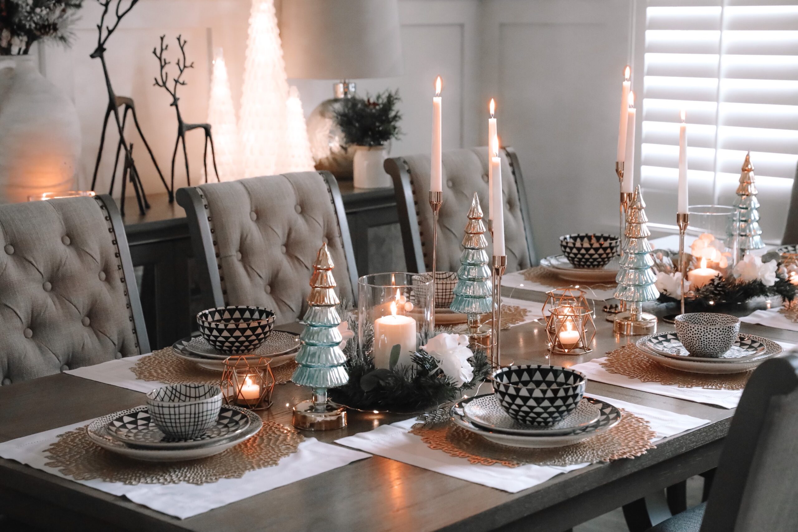 walmart home decor, holiday tablescape