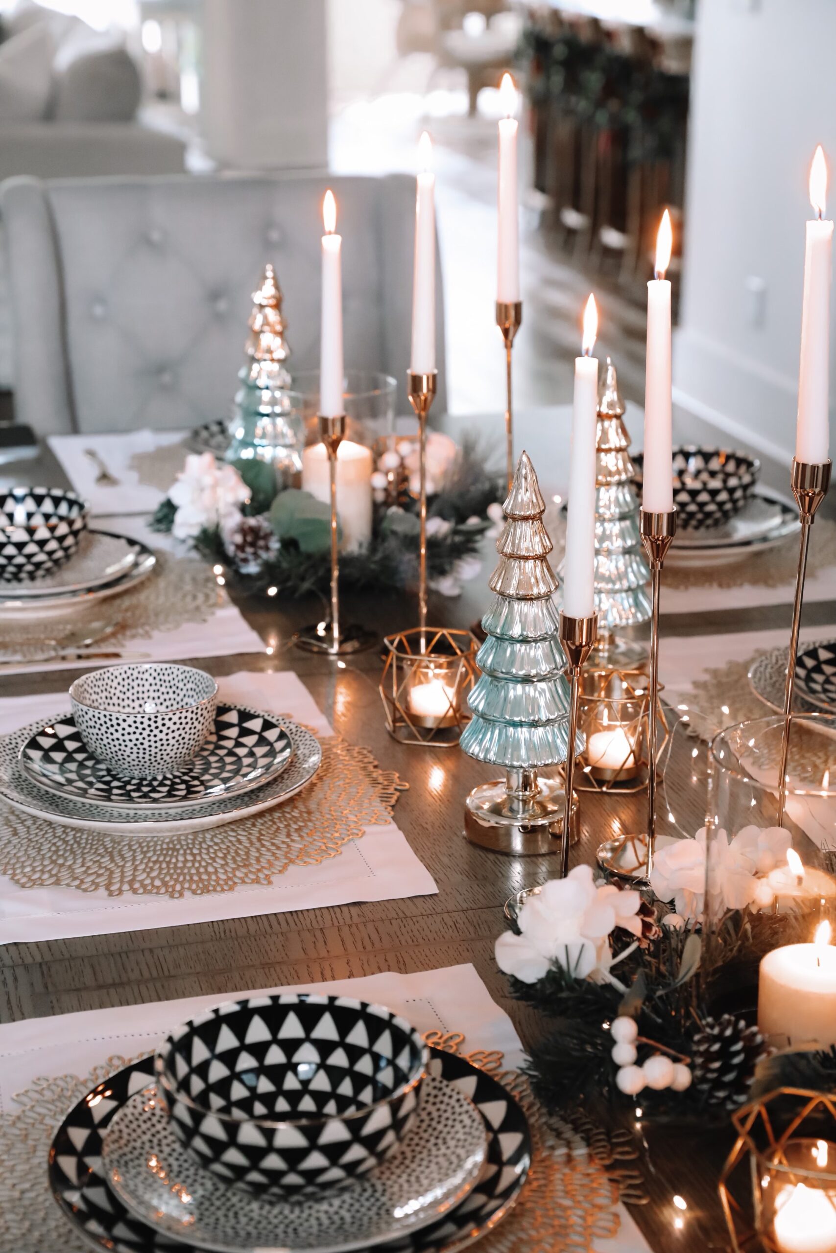 walmart holiday tablescape