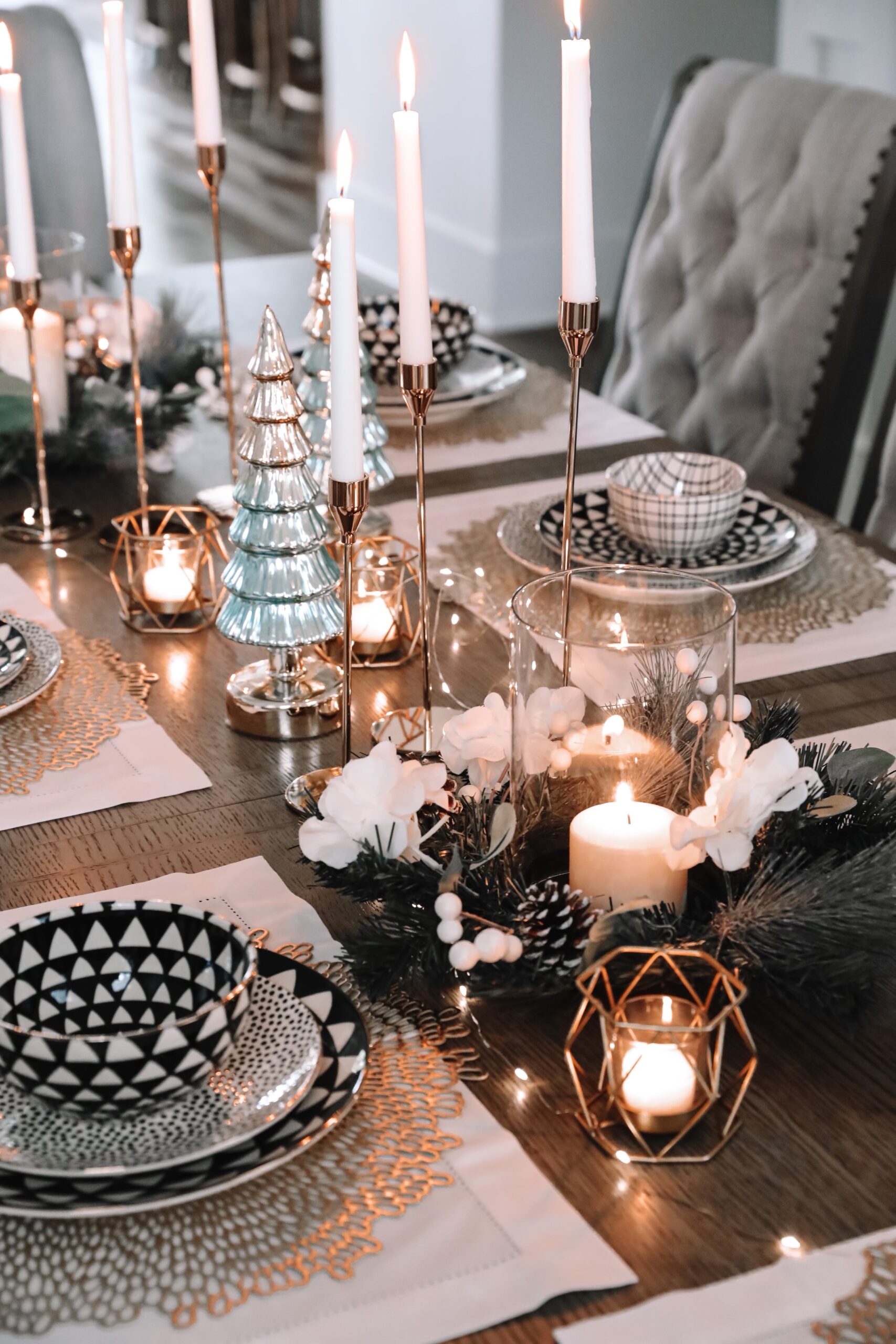 walmart holiday tablescape