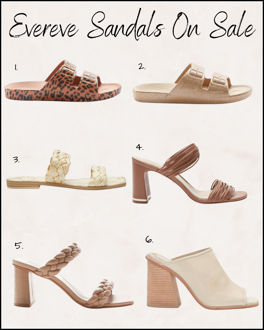 evereve sandals on sale