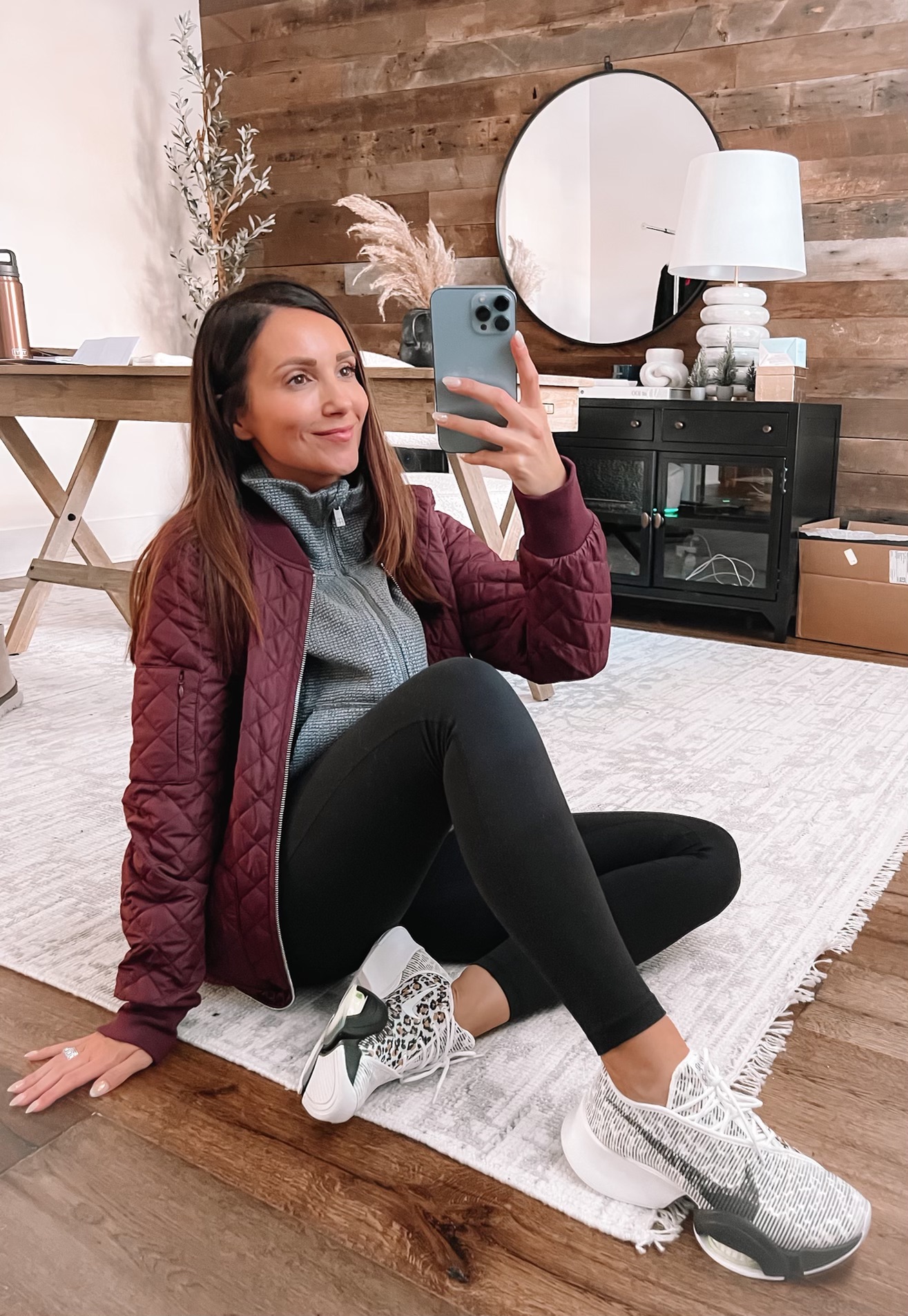 zella jacket, zella leggings, athleisure style