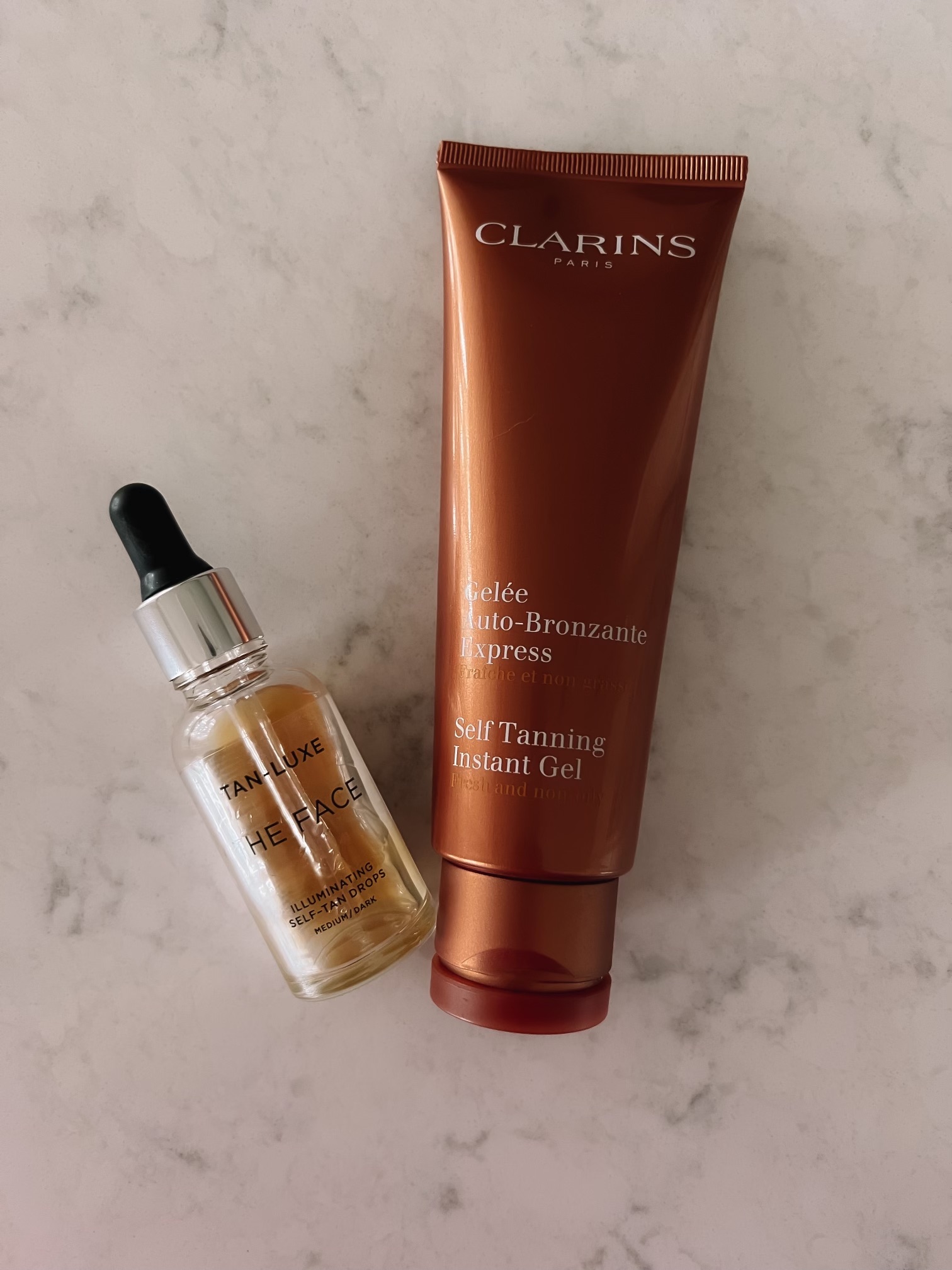 clarins self tanner, tan luxe self tanner