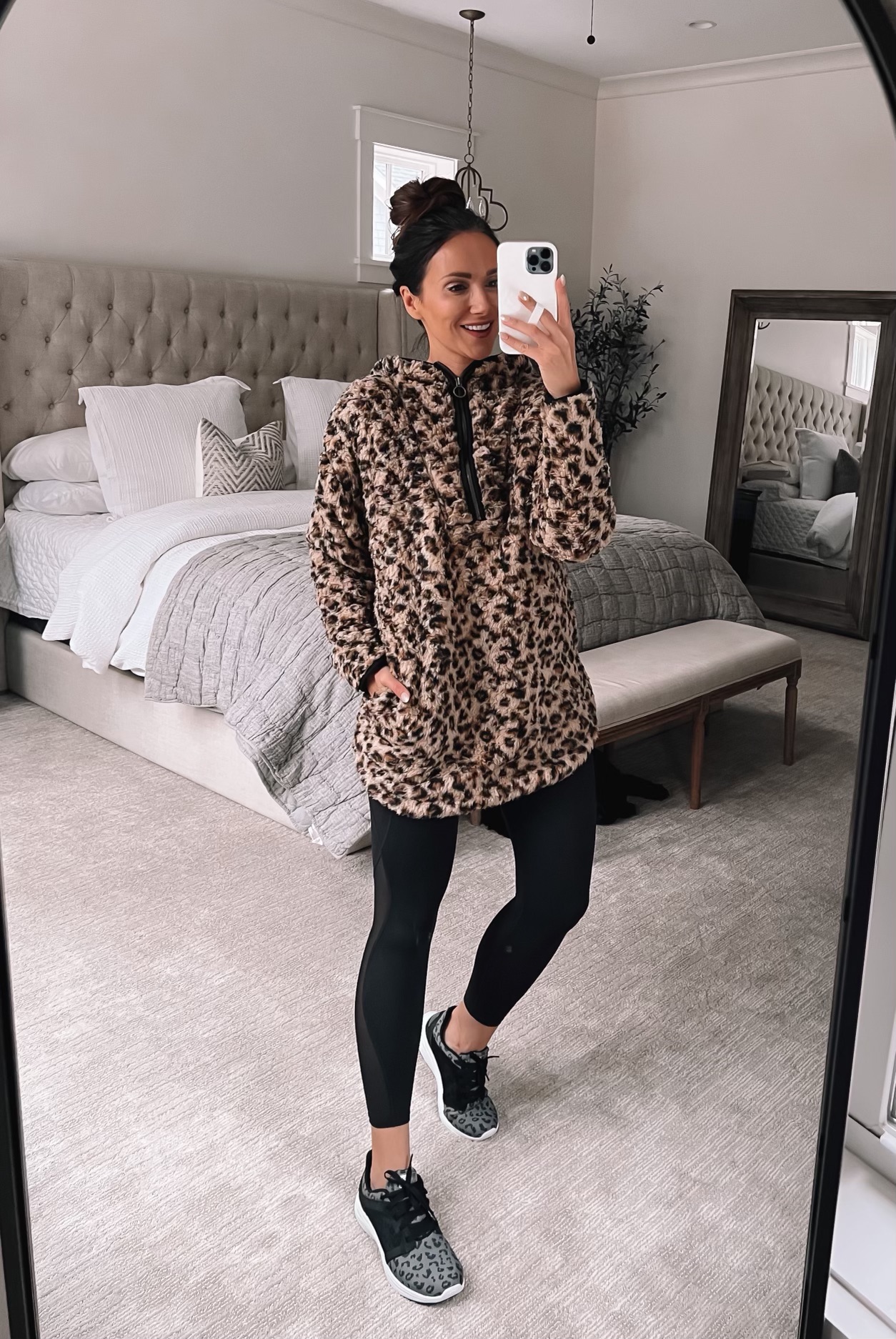 walmart leopard fleece