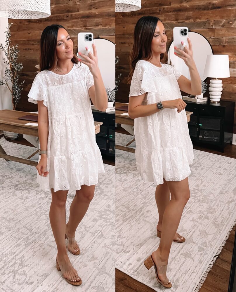 AMAZON WHITE DRESS