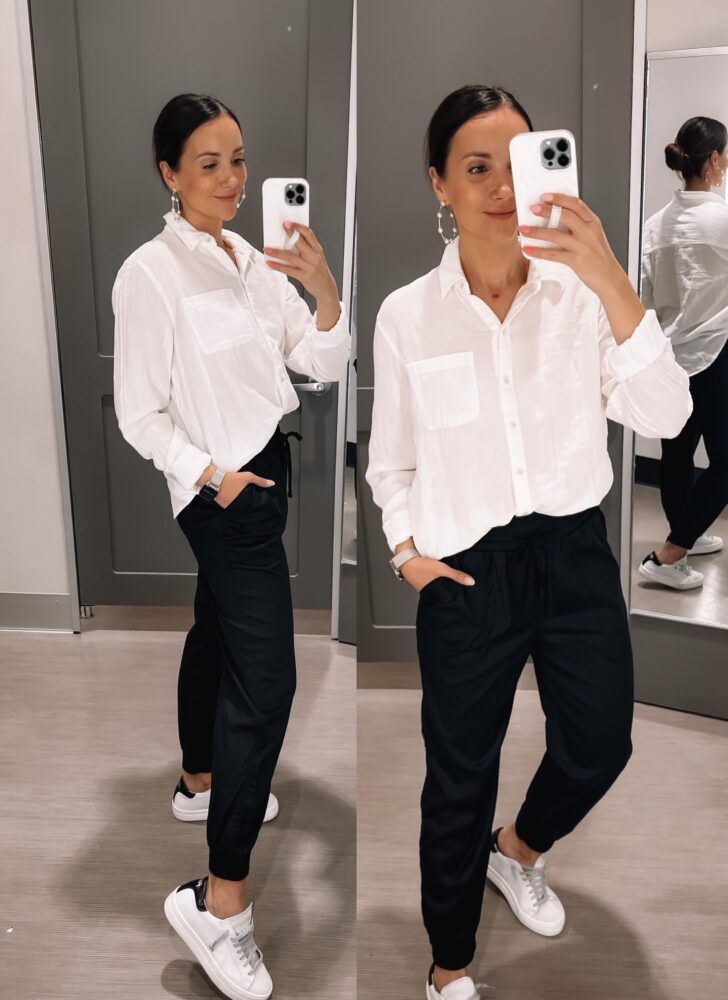 target blouse and joggers