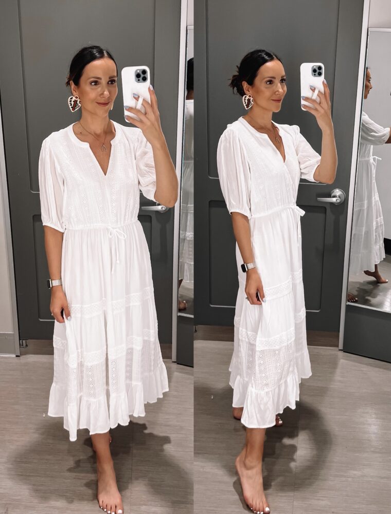 target white dress