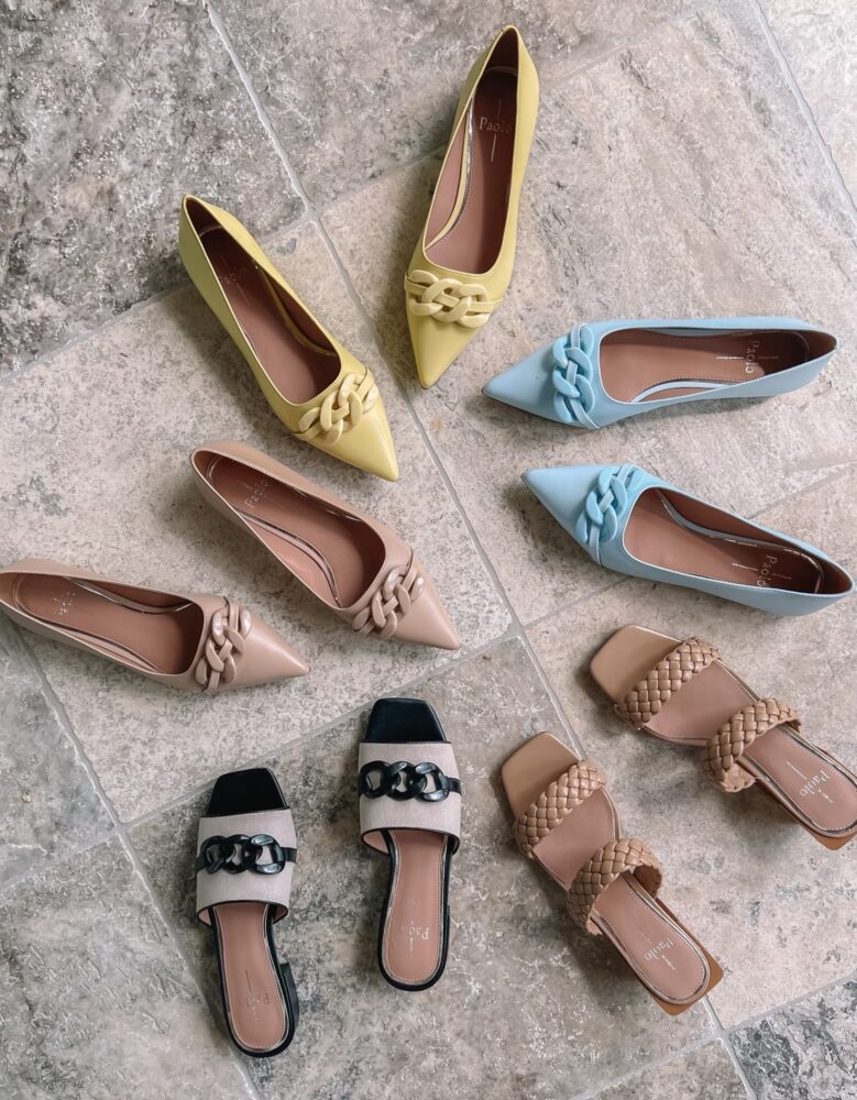 spring flats and sandals