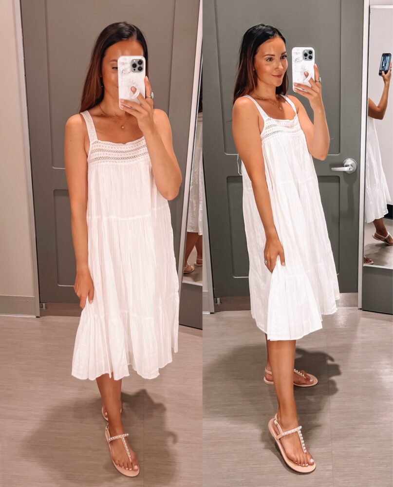 target white dress