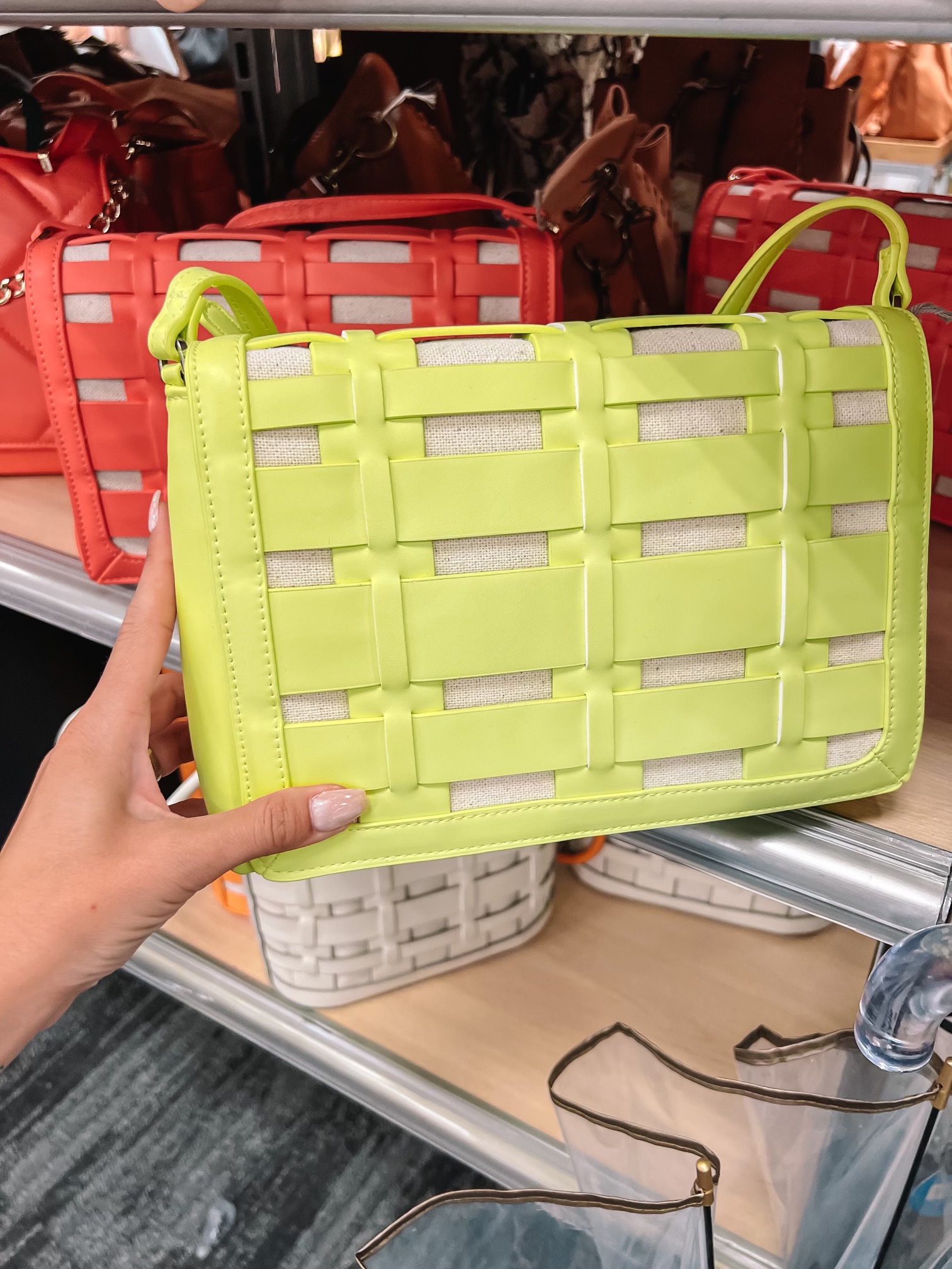 neon target bag