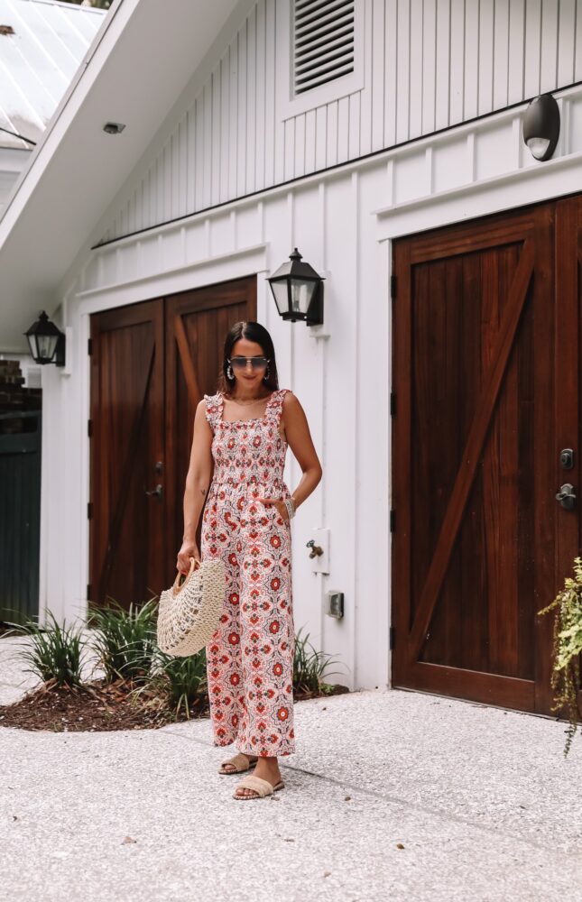 Boden floral jumpsuit