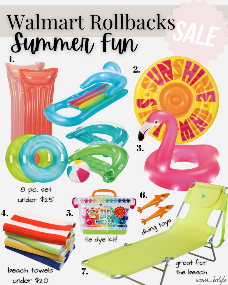 walmart summer fun rollbacks