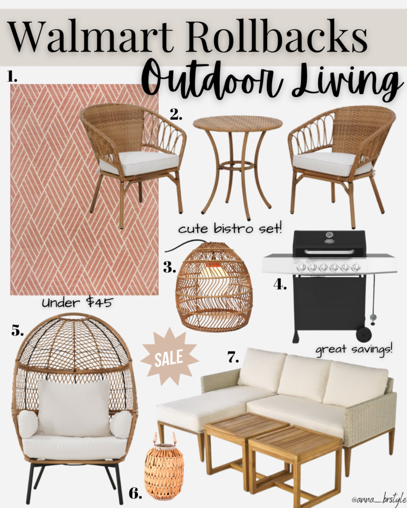 walmart rollbacks - outdoor living