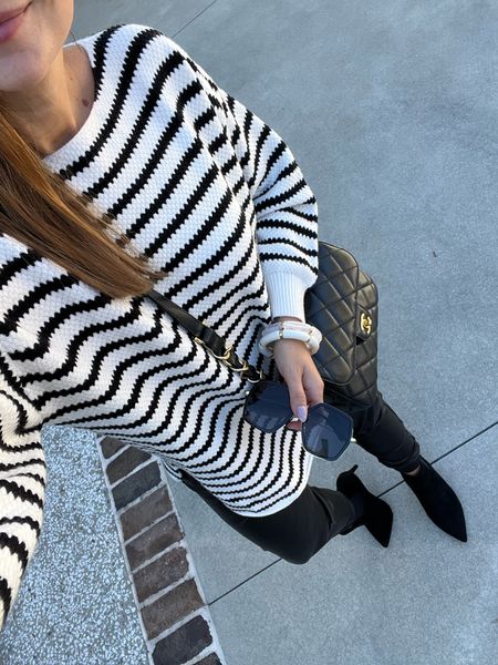 Striped Sweater Outfit 