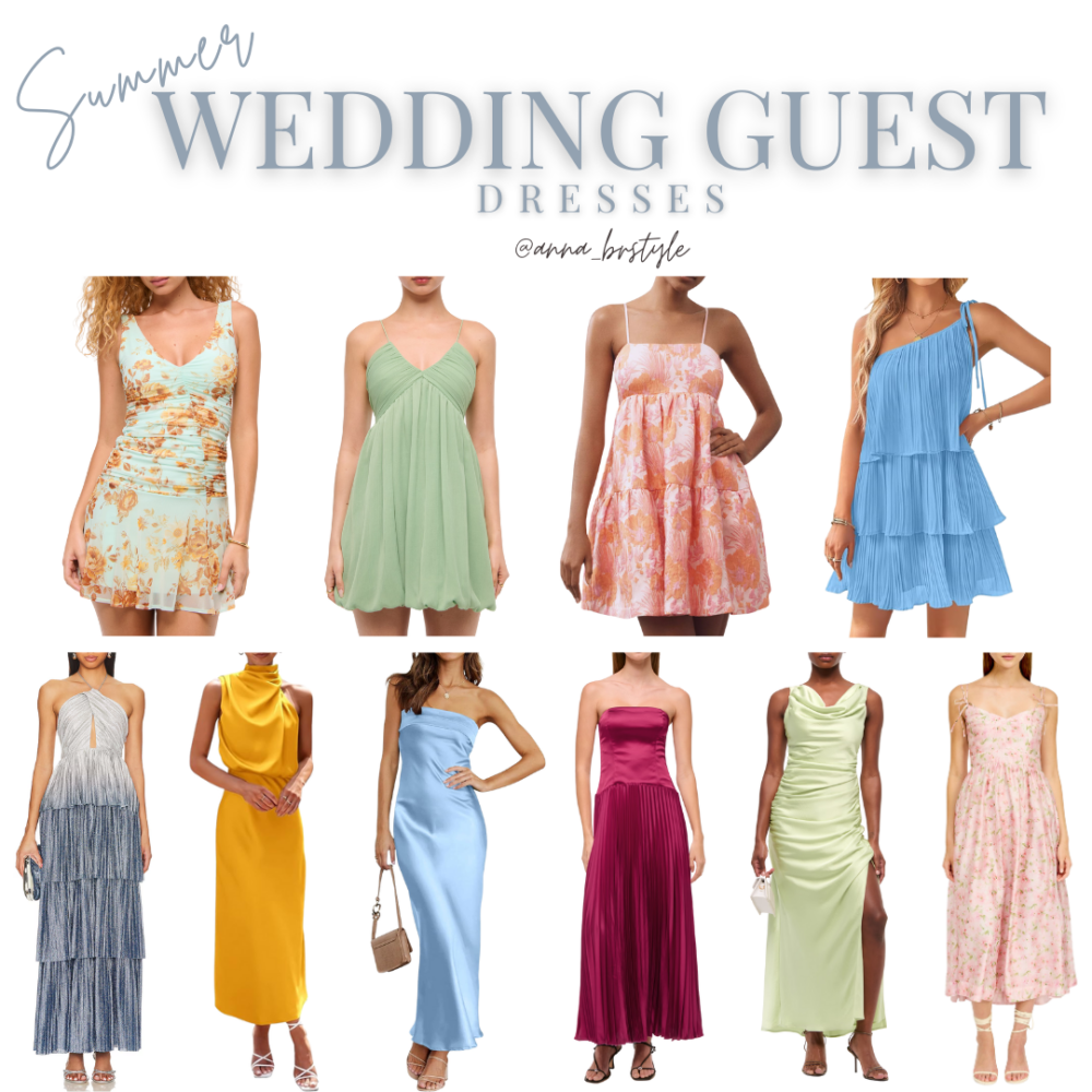 summer outfit inspo, june outfit recap, causl outfits, wedding guest dresses, date night outfit ideas, athleta semi annual sale